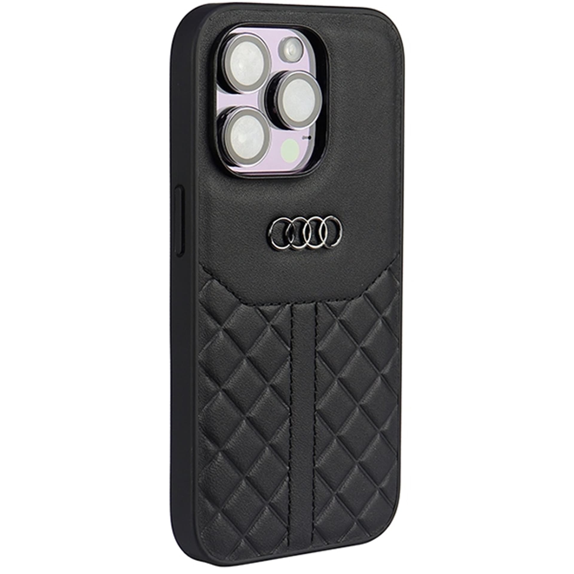 

Audi Genuine Leather iPhone 14 Pro 6.1" czarny/black hardcase AU-TPUPCIP14P-Q8/D1-BK