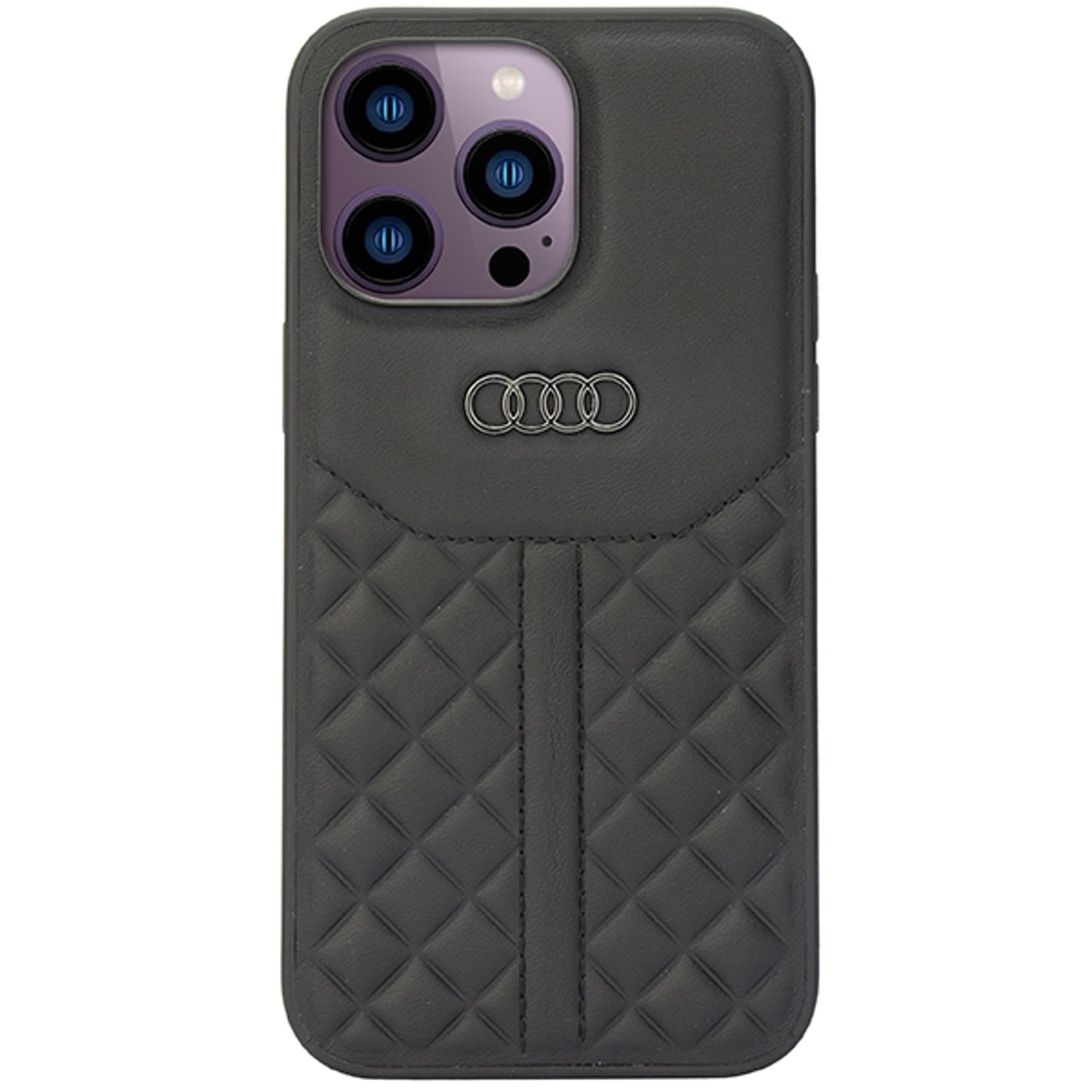 

Audi Genuine Leather iPhone 14 Pro Max 6.7" czarny/black hardcase AU-TPUPCIP14PM-Q8/D1-BK