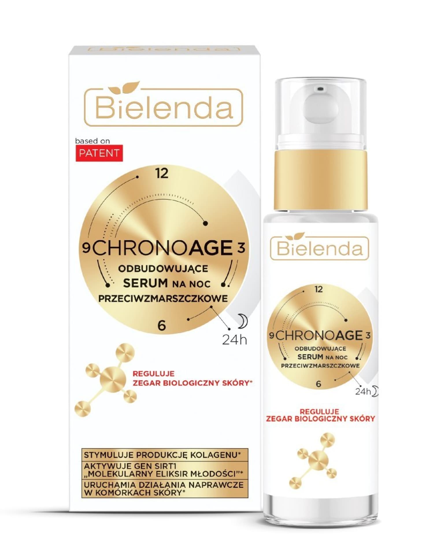 

BIELENDA Chrono Age 24h Odbudowujące Serum przeciwzmarszczkowe na noc 30ml