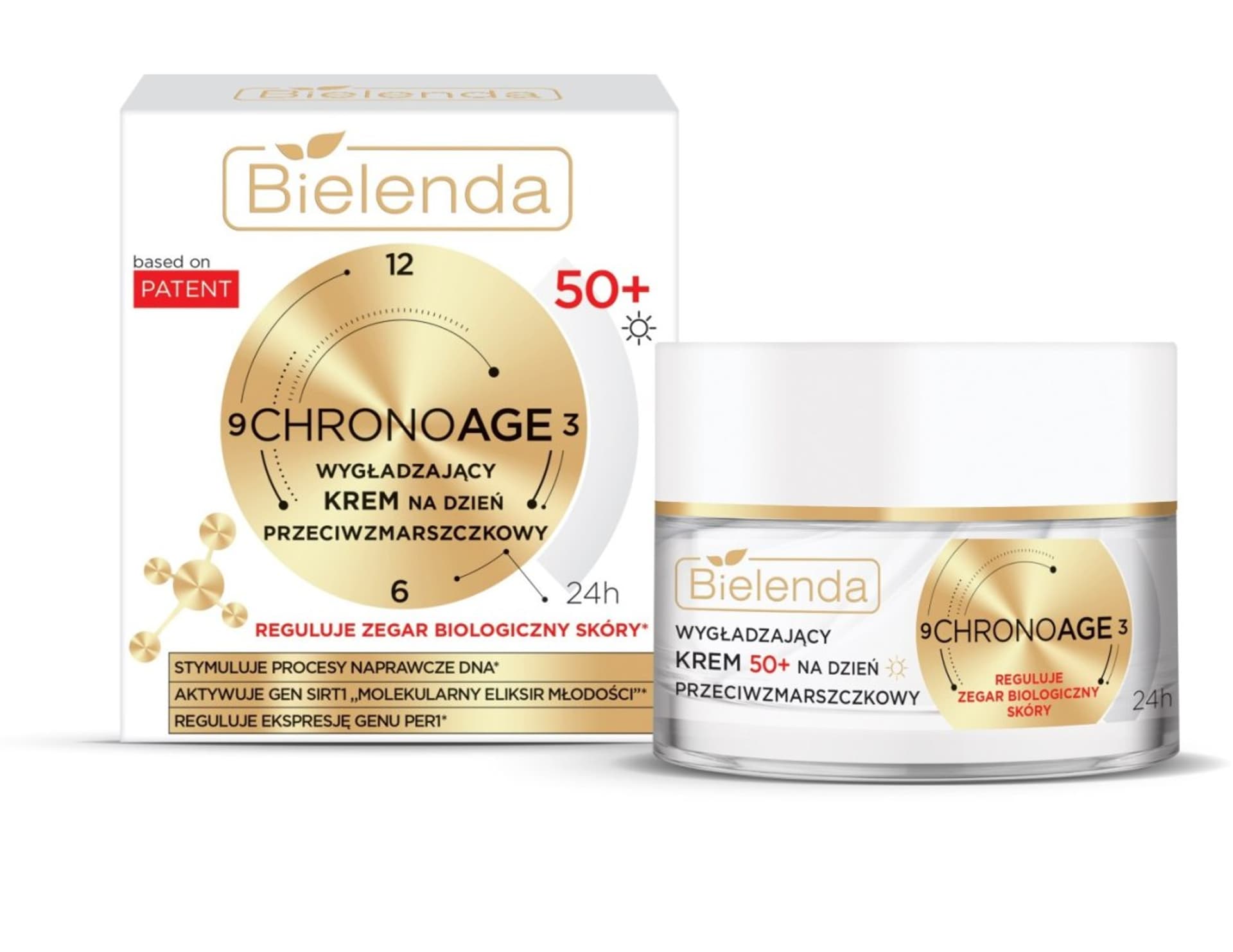 

BIELENDA Chrono Age 24h Wygładzający Krem przeciwzmarszczkowy 50+ na dzień 50ml