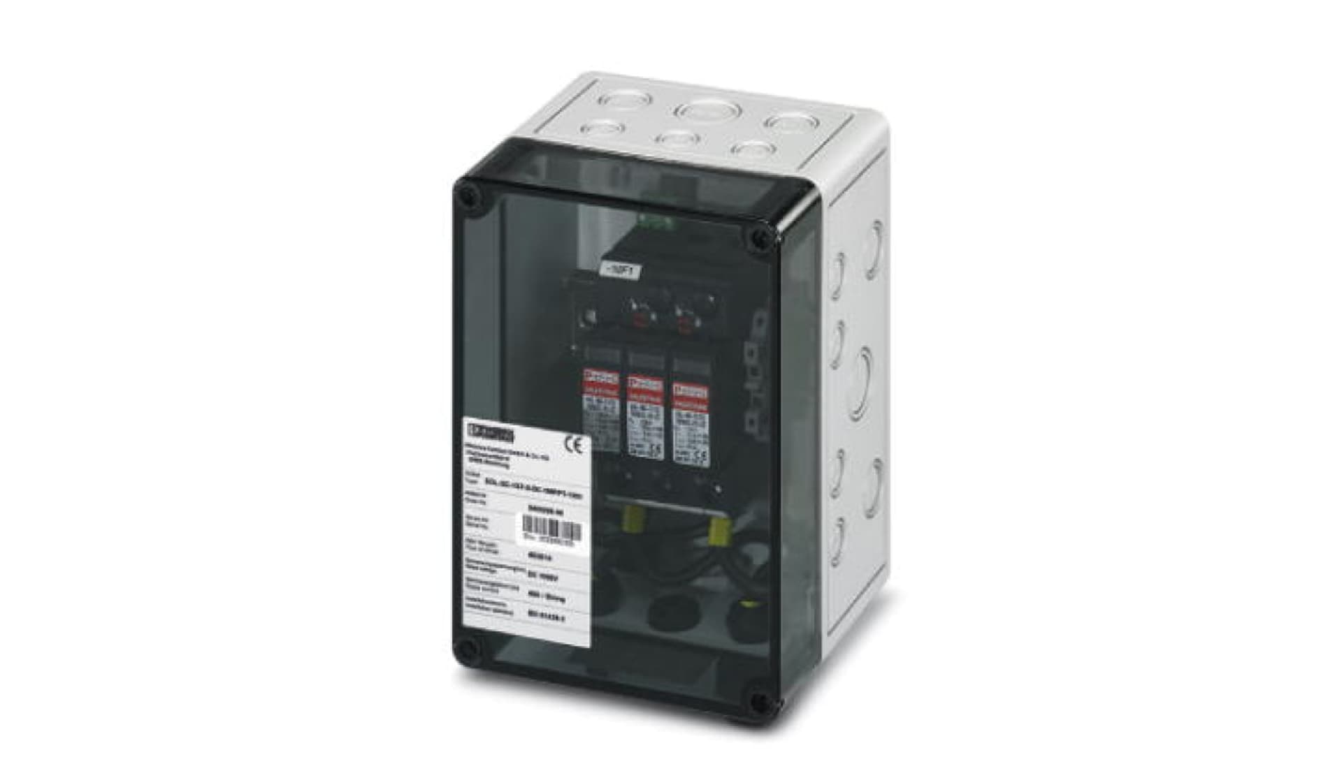 

Skrzynka przyłączeniowa PV 1000V DC Typ 1+2 1MPPT złącze SUNCLIX z wyposażeniem SOL-SC-1ST-0-DC-1MPPT-1001 2404298