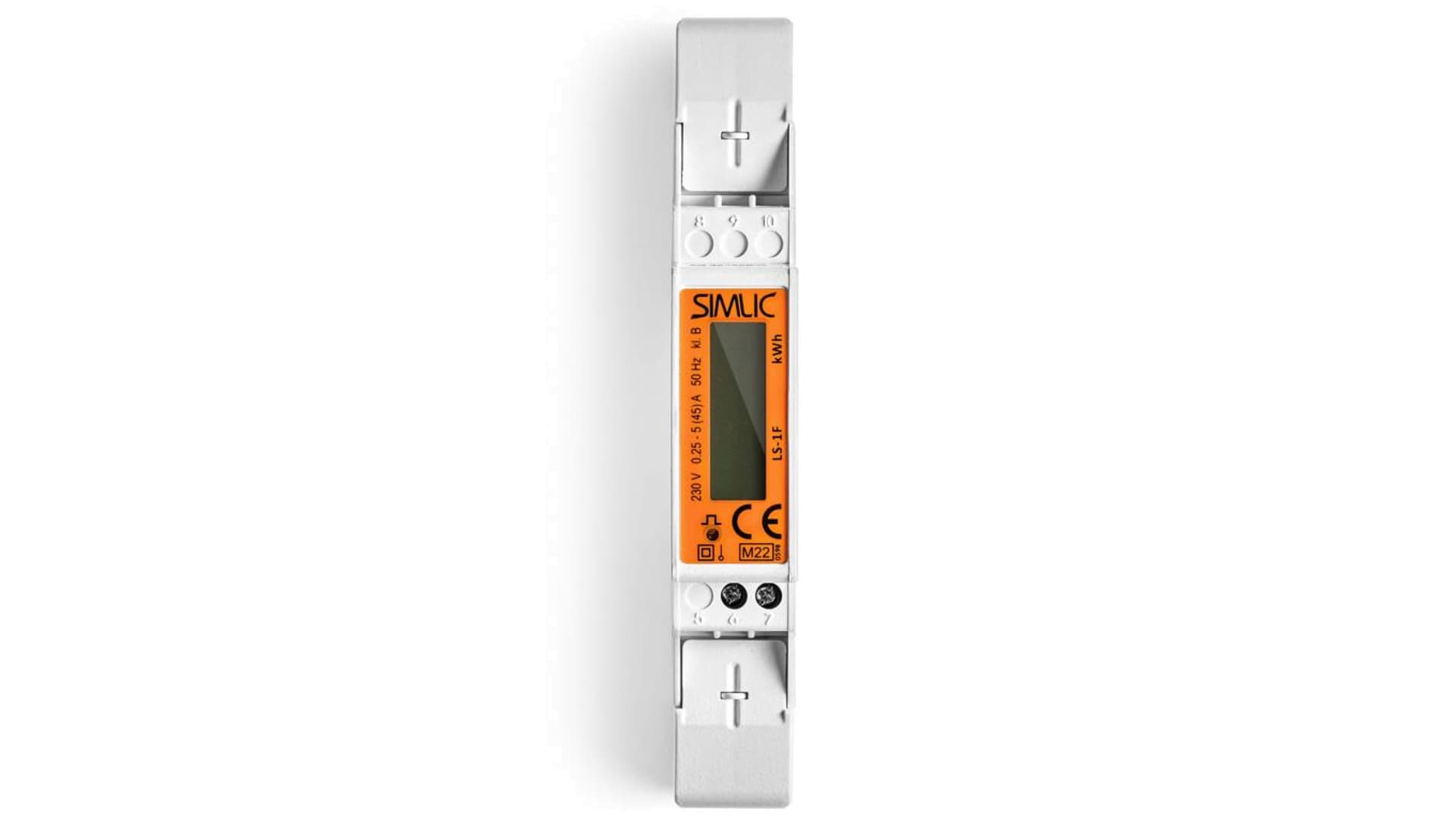 

Licznik energii elektrycznej 1-fazowy, cyfrowy, 45A, 230V z podświetlanym wyświetlaczem LS-1F MID 85401010