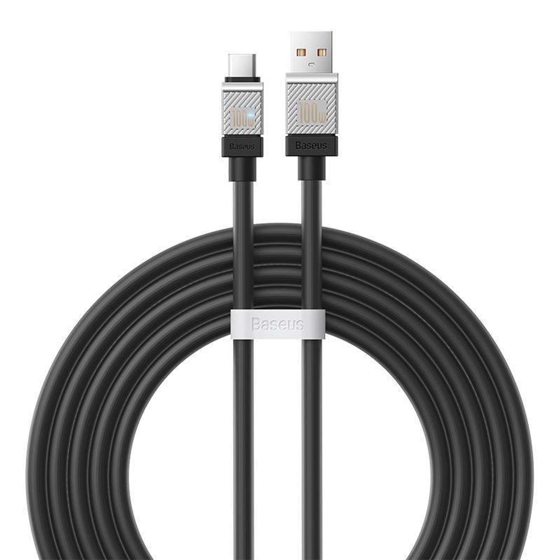 

Kabel USB do USB-C Baseus CoolPlay 100W 2m (czarny)