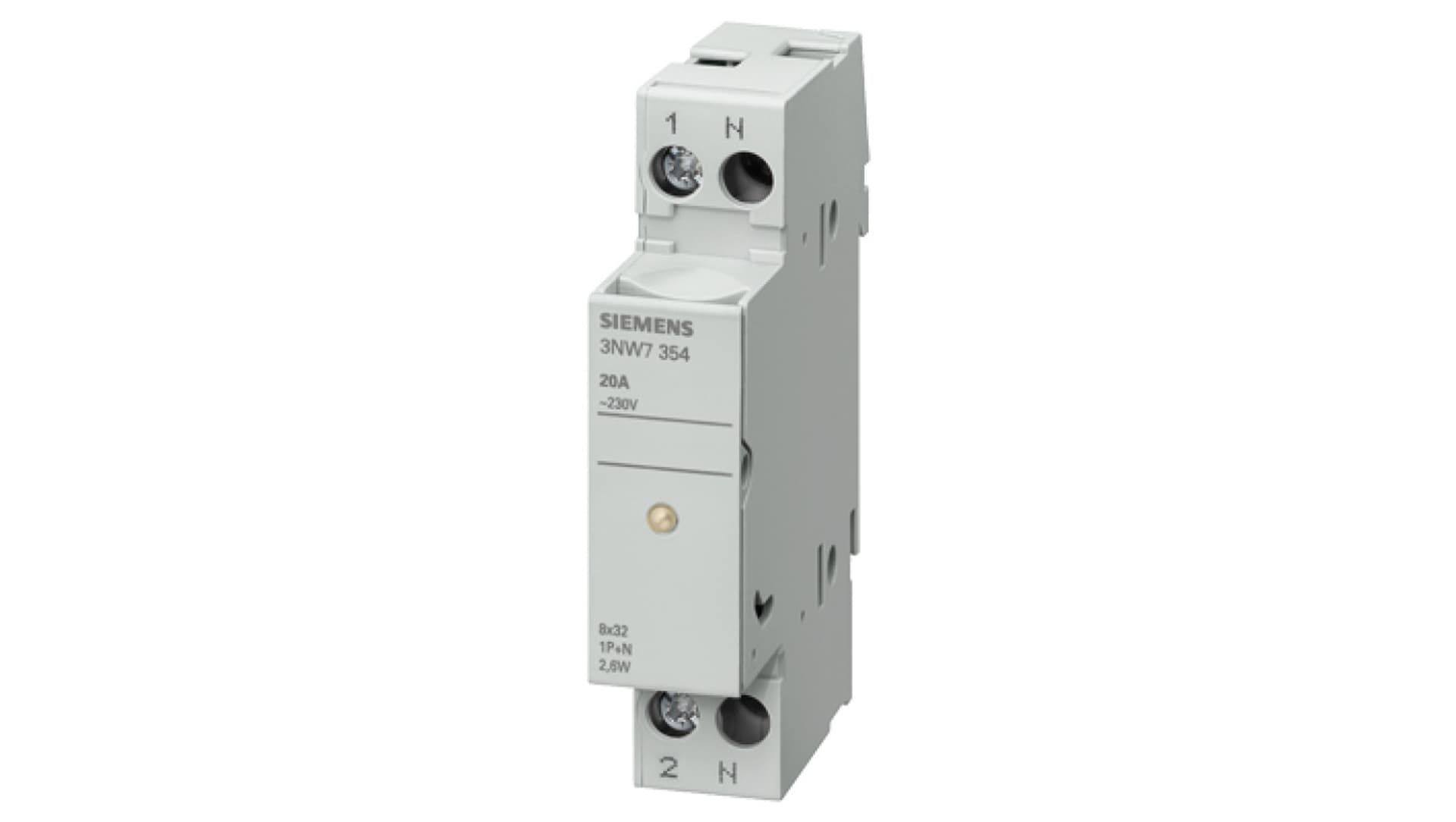 

Podstawa bezpiecznikowa do wkł. cylindrycznych 10x38mm 32A 690V 1P z diodą sygnalizacyjną 3NW7014