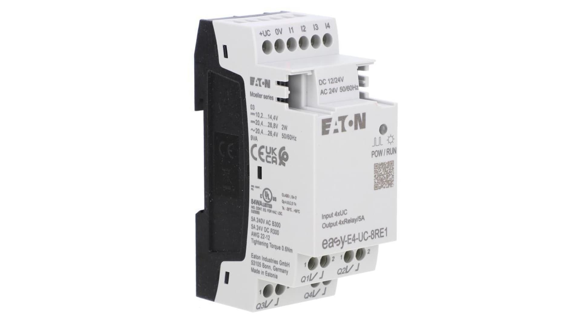

Rozszerzenie wejścia/wyjścia easyE4 12-24VDC 24VAC 4DI 4DO-R EASY-E4-UC-8RE1 197217