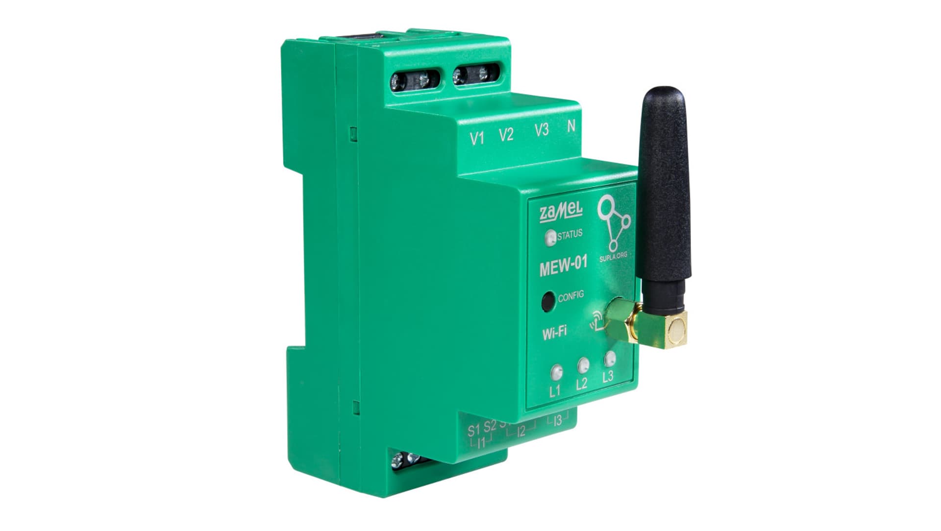 

SUPLA Monitor energii elektrycznej WI-FI 3F+N MEW-01 SPL10000009