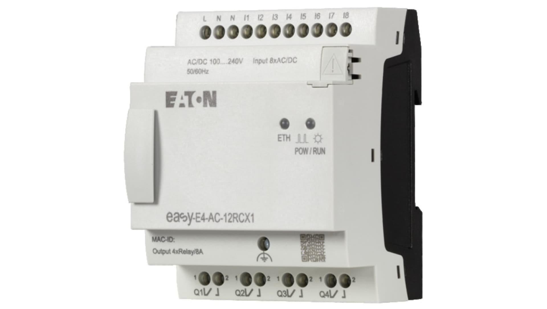 

Przekaźnik programowalny easyE4 230VAC/DC 8DI 4DO-R EASY-E4-AC-12RCX1 197216