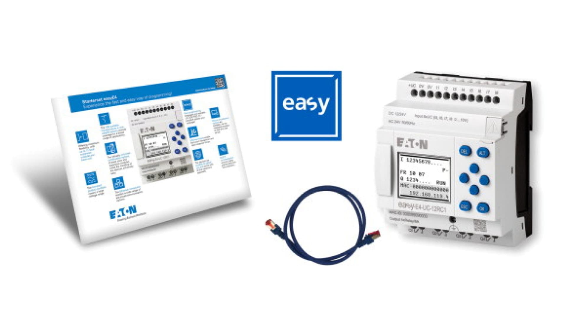 

Pakiet startowy EASY-E4-UC-12RC1 + kabel krosowy + licencja easyS EASY-BOX-E4-UC1 197227