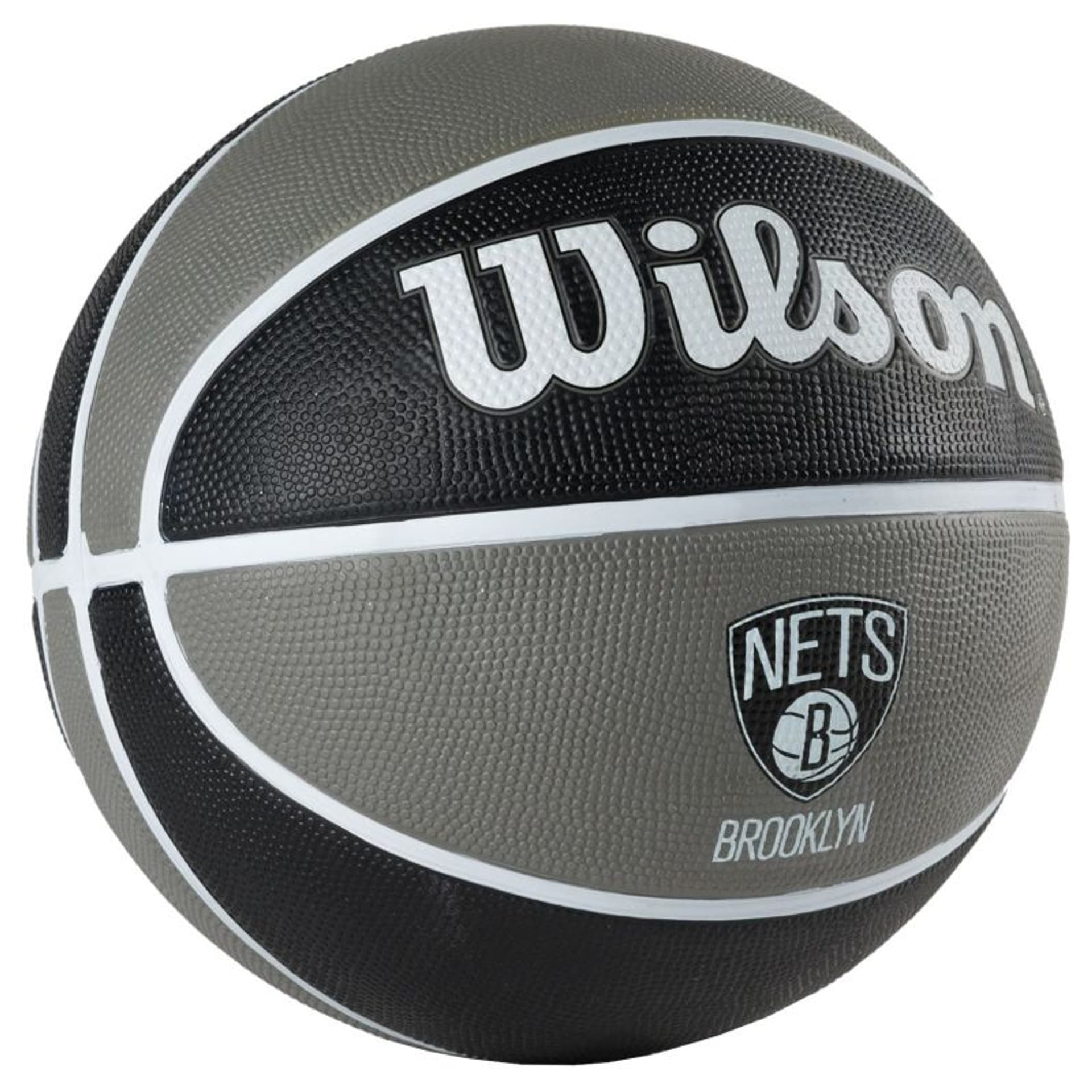 

Piłka do koszykówki Wilson NBA Team Brooklyn Nets Ball (kolor Czarny. Szary/Srebrny, rozmiar 7)