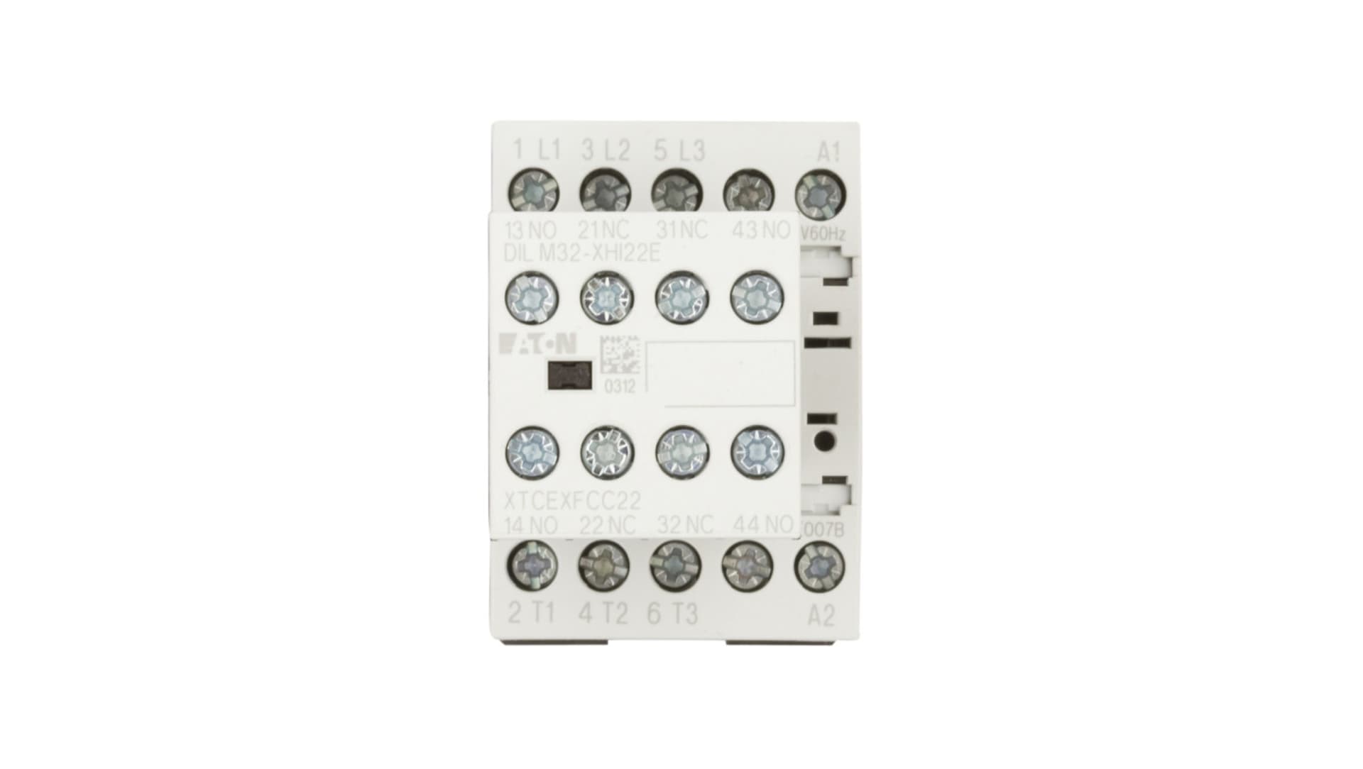 

Stycznik mocy 7A 3P 230V AC 2Z 2R DILM7-22(230V50HZ,240V60HZ) 106360, 230v50hz/240v60hz) 10636