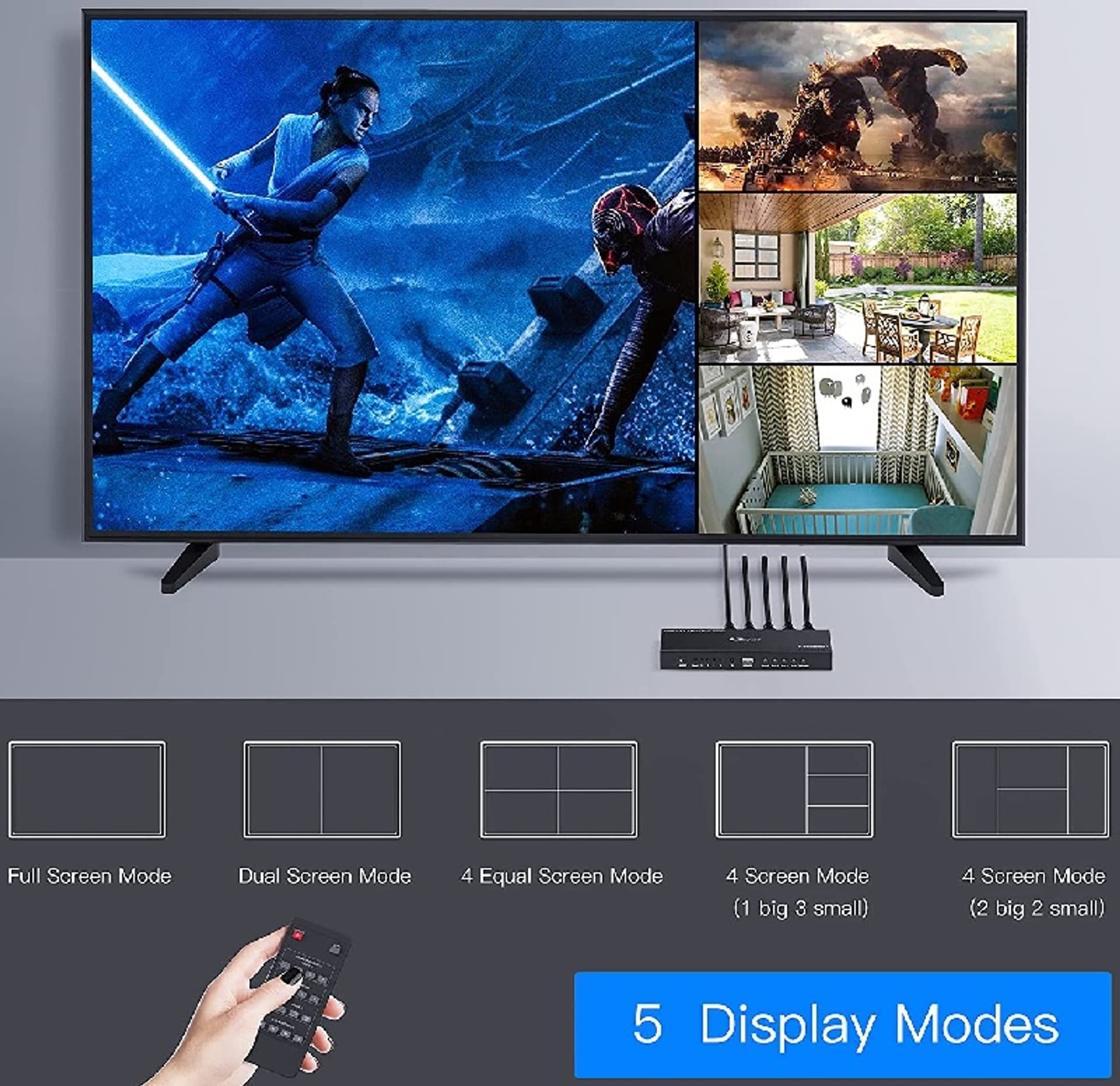 

Multi-Viewer HDMI 4/1 Spacetronik SPH-MV41PIP-Q