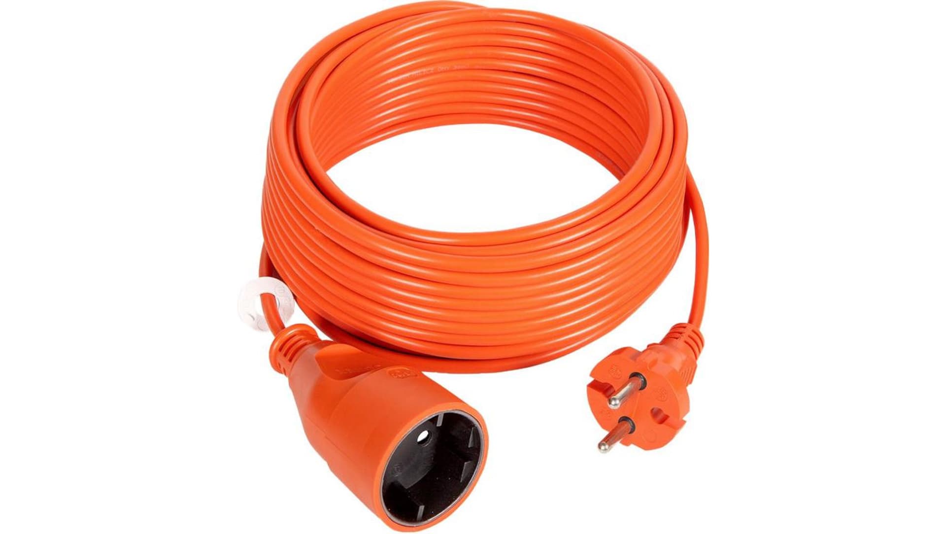 

Przedłużacz ogrodowy pomarańczowy zalewany, 1x2P+Z 20m, OMY 2x1mm, 230VAC/10A
