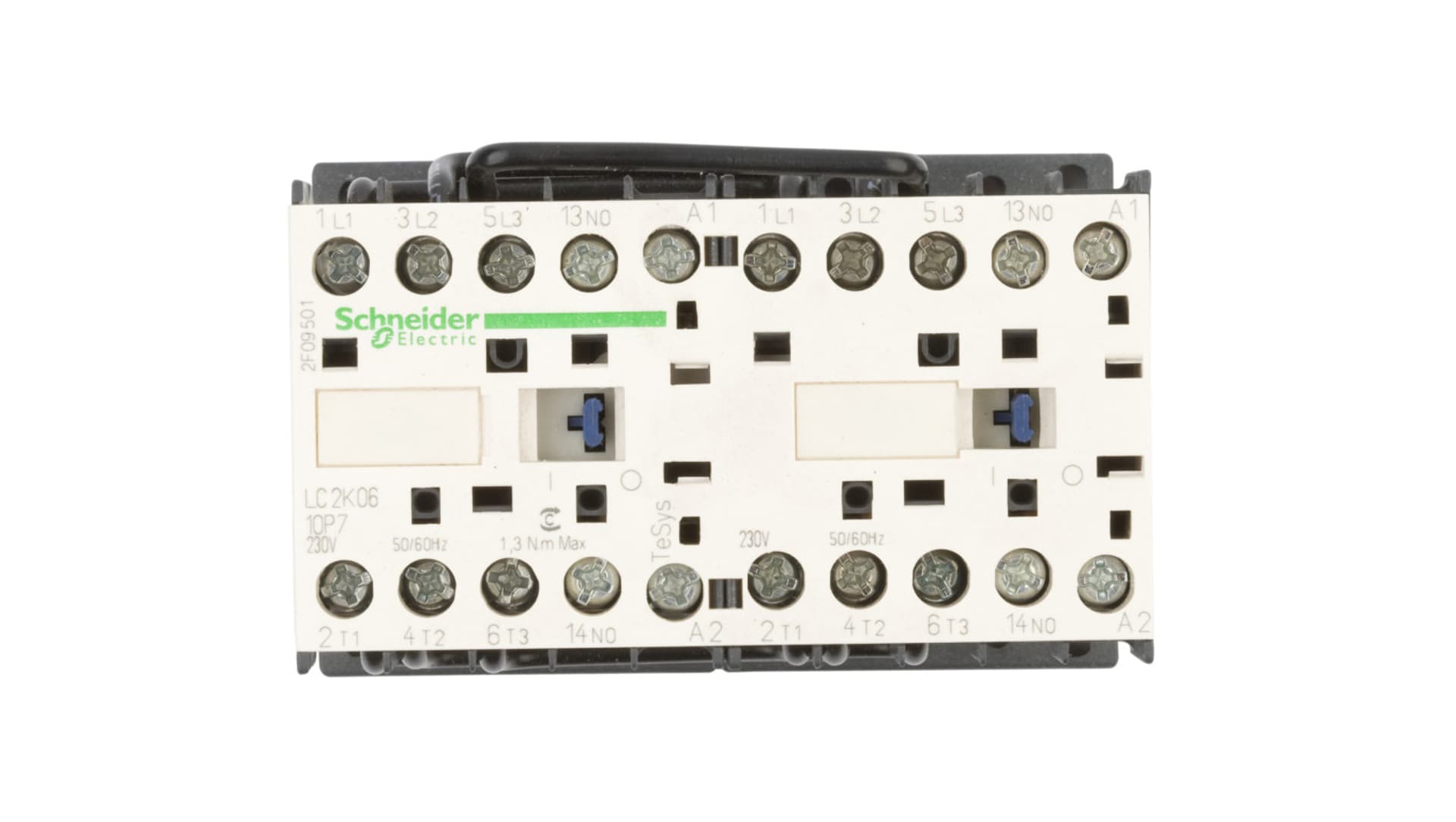 

Stycznik nawrotny 6A 2.2kW AC-3 230V AC 0Z 1R LC2K0610P7