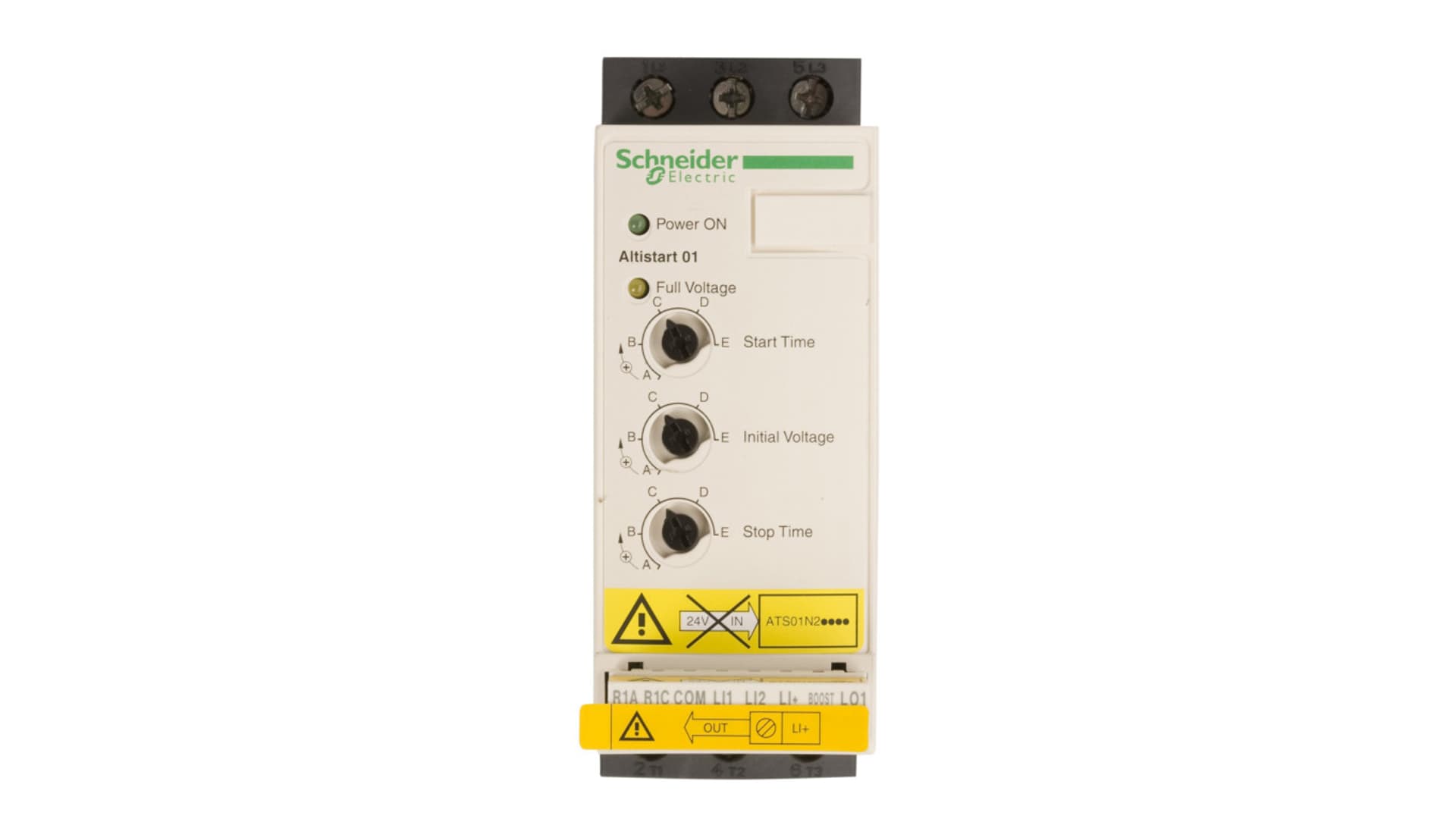 

Softstart 3-fazowy 380-415VAC 12A 5,5kW 400V Altistart ATS01N212QN