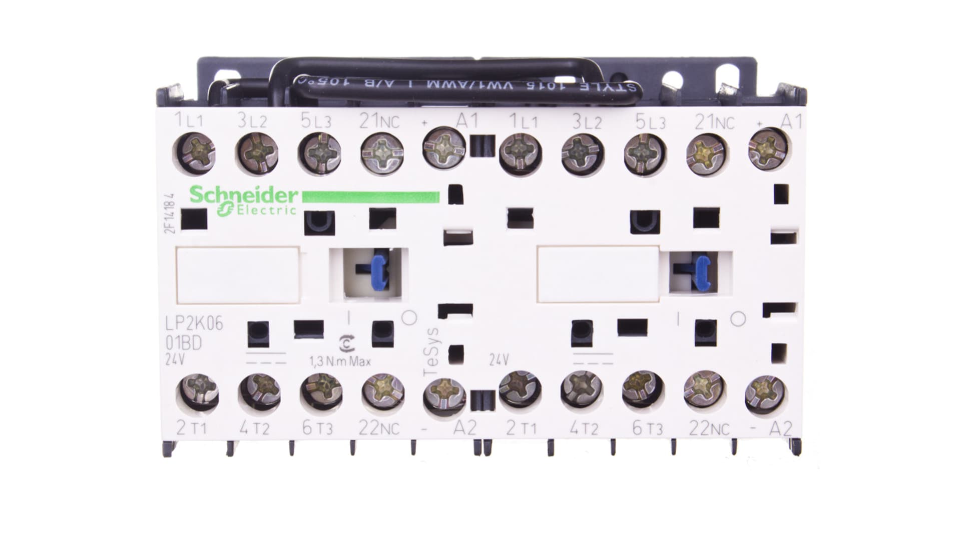 

Stycznik nawrotny 6A 2,2kW 24V DC LP2K0601BD