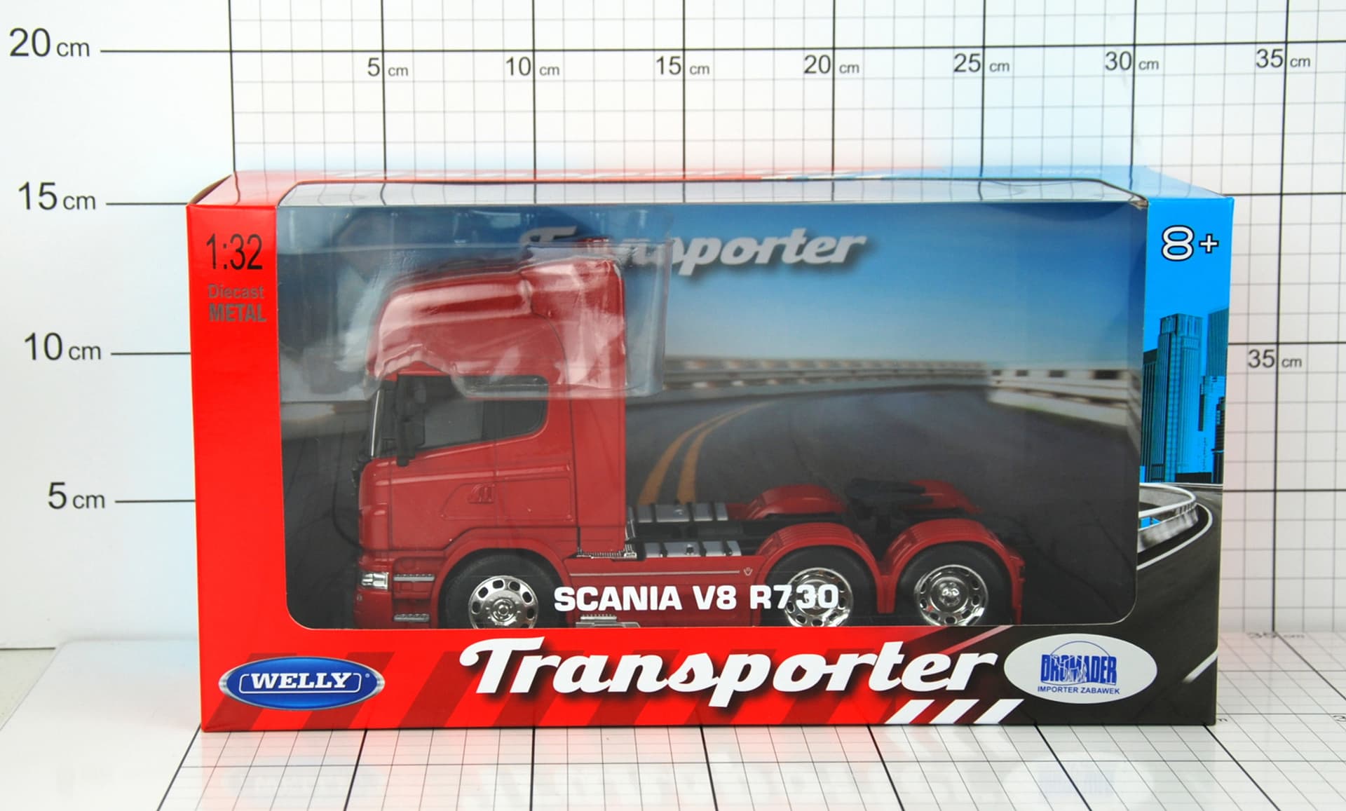 

WELLY CIĘŻARÓWKA 1:32 SCANIA V8 R730