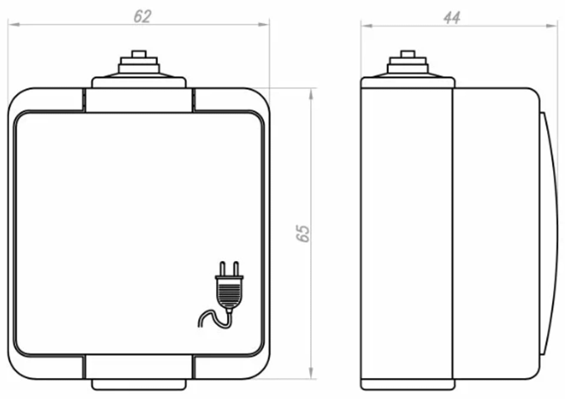 

WYŁĄCZNIK INSTALACYJNY ŚWIECZNIKOWY10A 250V WNT-2S