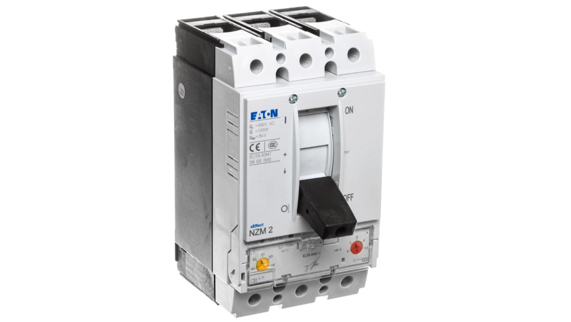 

Wyłącznik mocy 100A 3P 150kA NZMH2-A100 259099