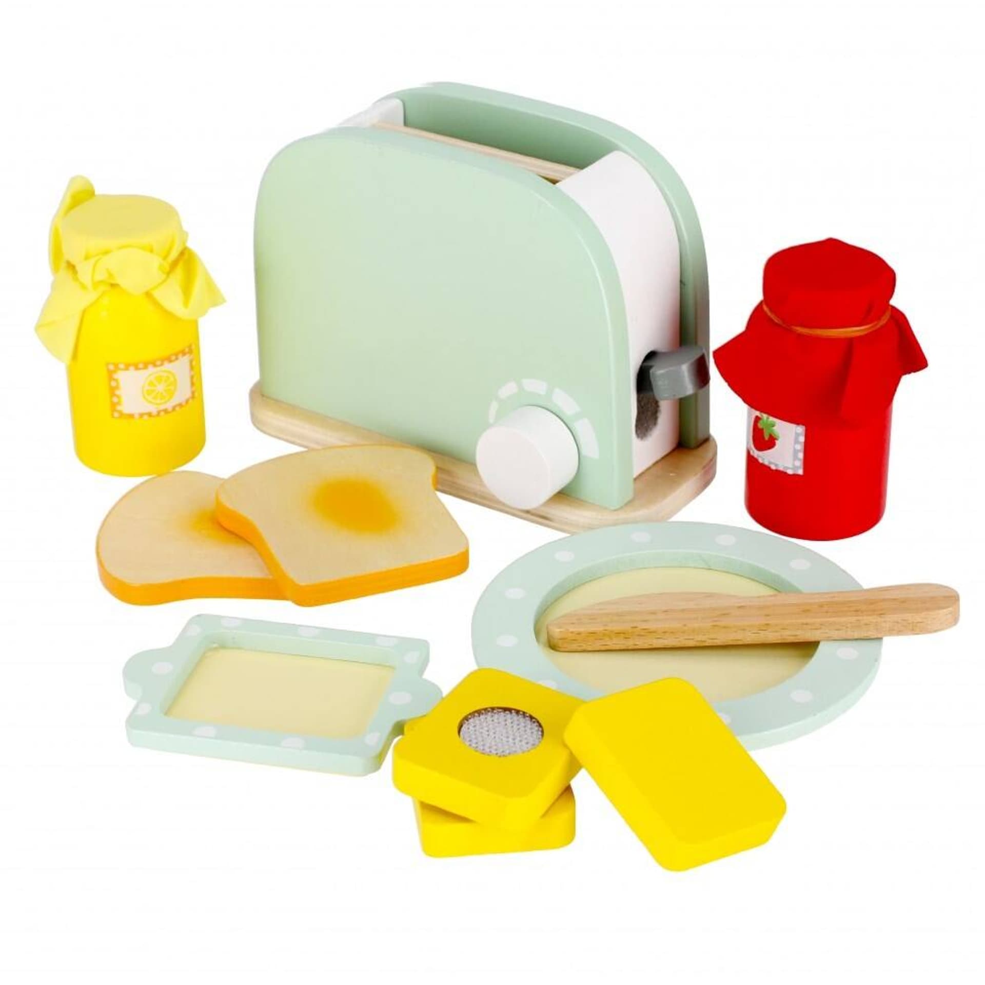 

Toster drewniany z akcesoriami MEGA CREATIVE 499033