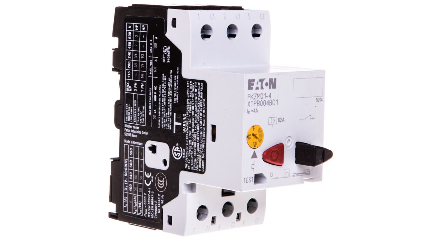

Wyłącznik silnikowy PKZM01-4 3P 1,5kW 2,5-4A 278482