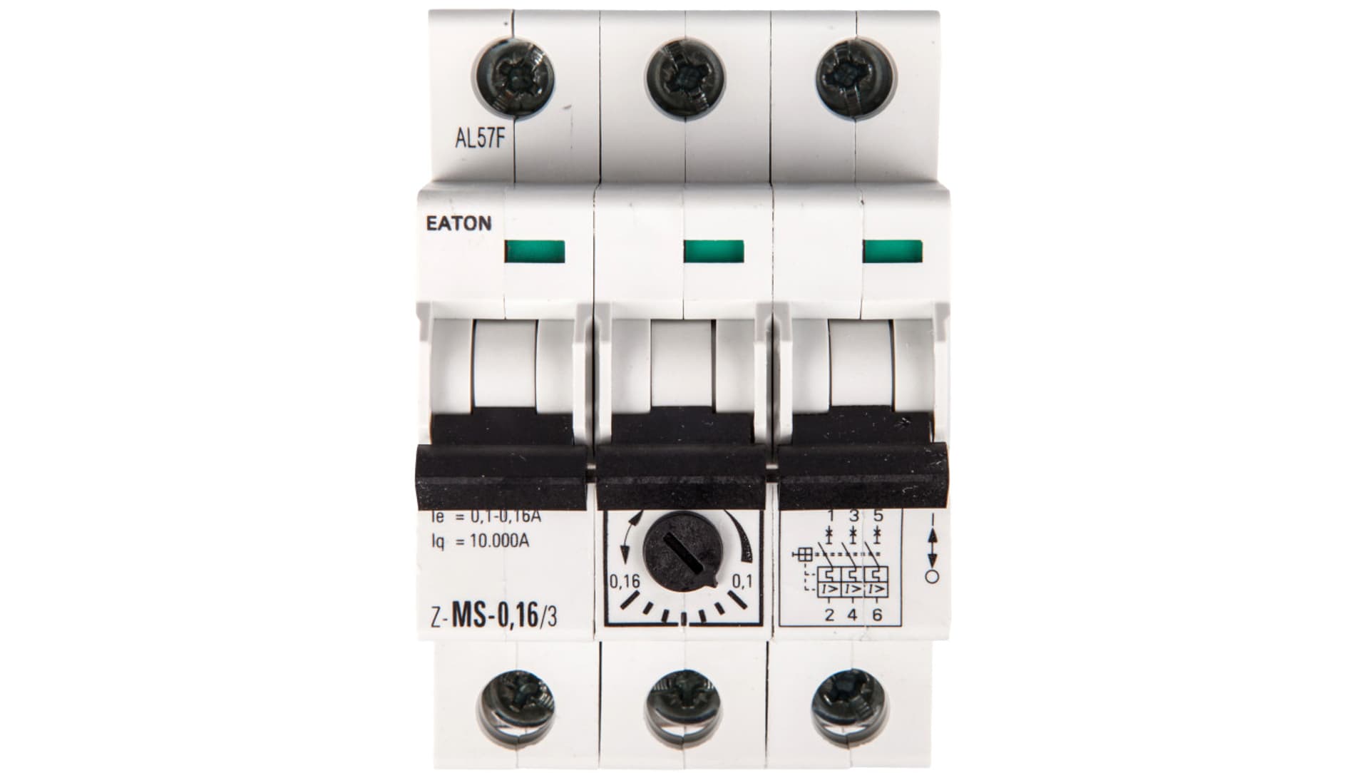 

Wyłącznik silnikowy 3P 0,06kW 0,1-0,16A Z-MS-0,16/3 248402