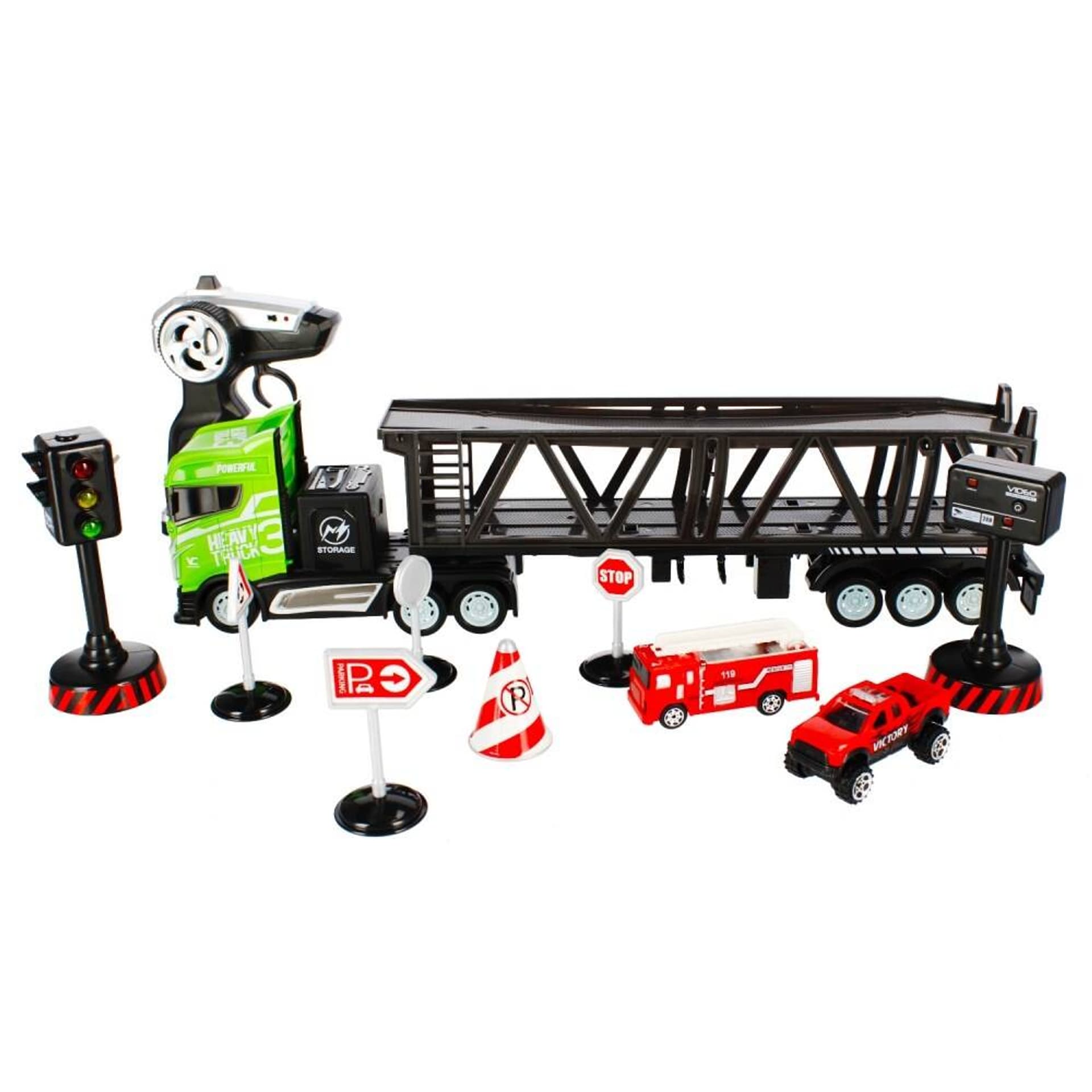 

Auto ciężarowe laweta z akcesoriami MEGA CREATIVE 481349