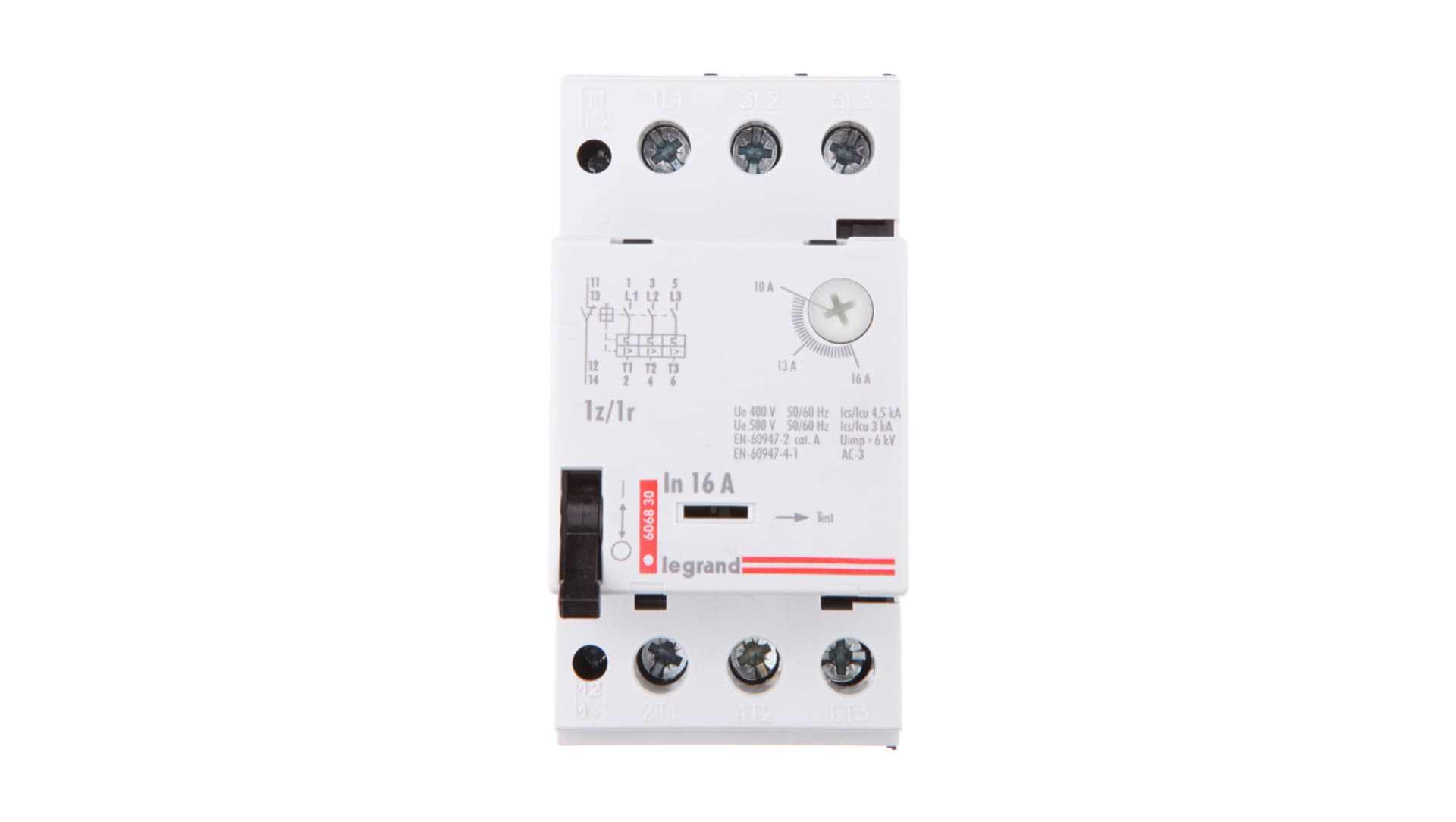 

Wyłącznik silnikowy 3P 7,5kW 10-16A M 250 1R/1Z 16 606830