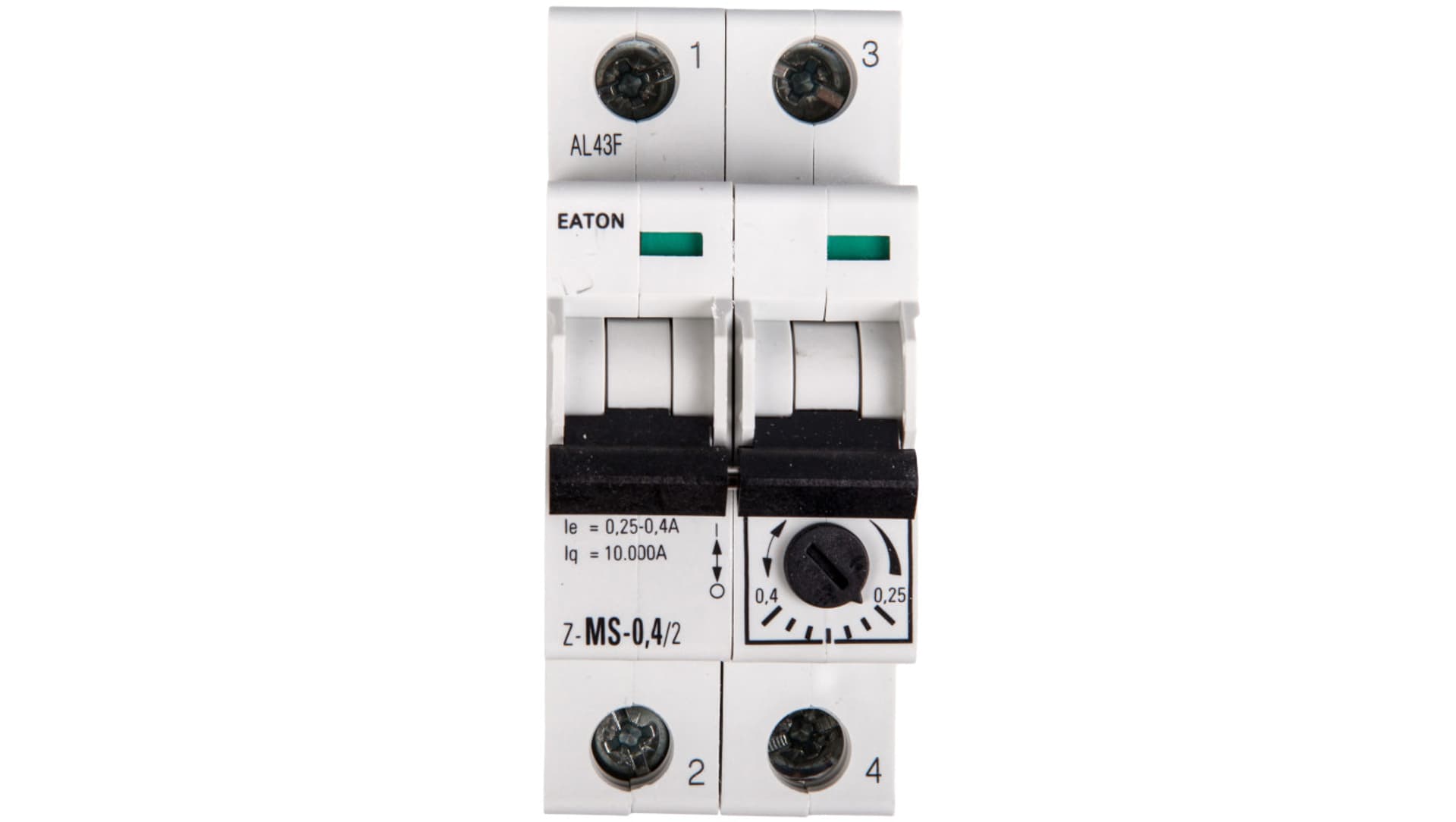 

Wyłącznik silnikowy 2P 0,09kW 0,25-0,4A Z-MS-0,40/2 248391