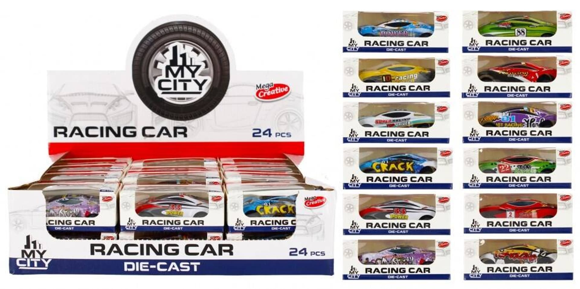 

AUTO OSOBOWE METALOWE 7CM PULL&BACK DLA DZIECI