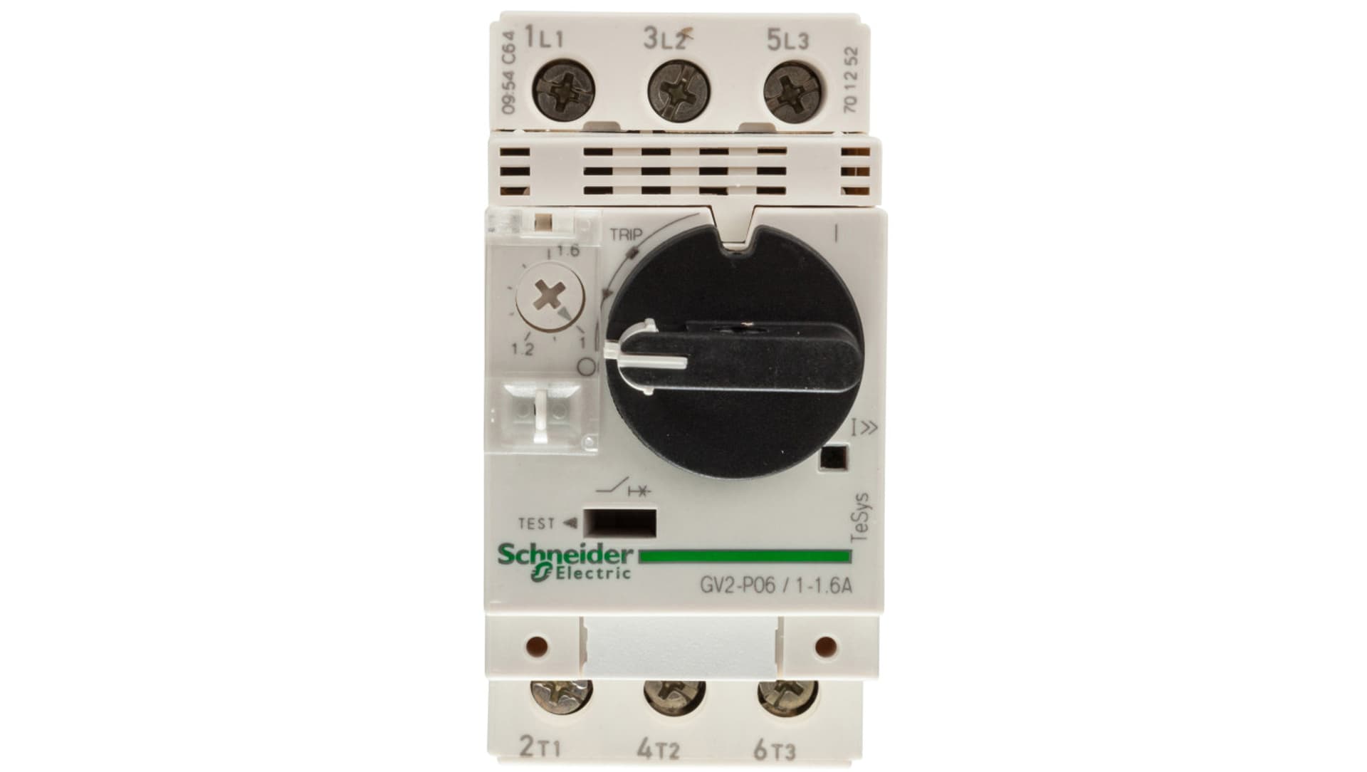 

Wyłącznik silnikowy 3P 0,55kW 1-1,6A GV2P06