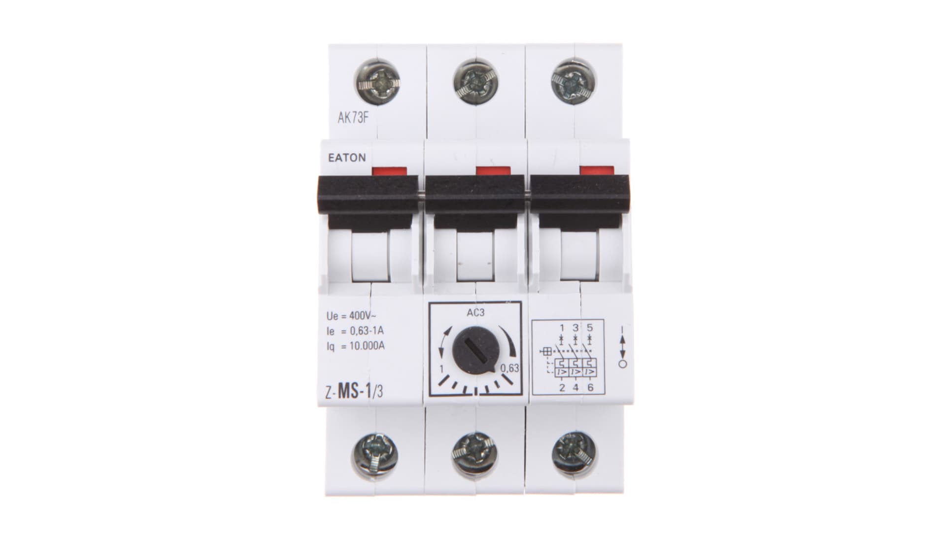 

Wyłącznik silnikowy 3P 0,25kW 0,63-1A Z-MS-1,0/3 248406