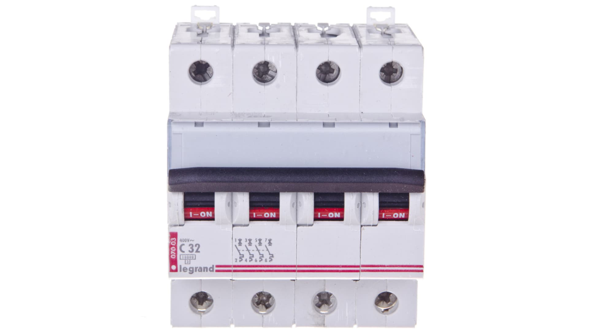 

Wyłącznik nadprądowy 4P C 32A 10kA AC S314 TX3 404259