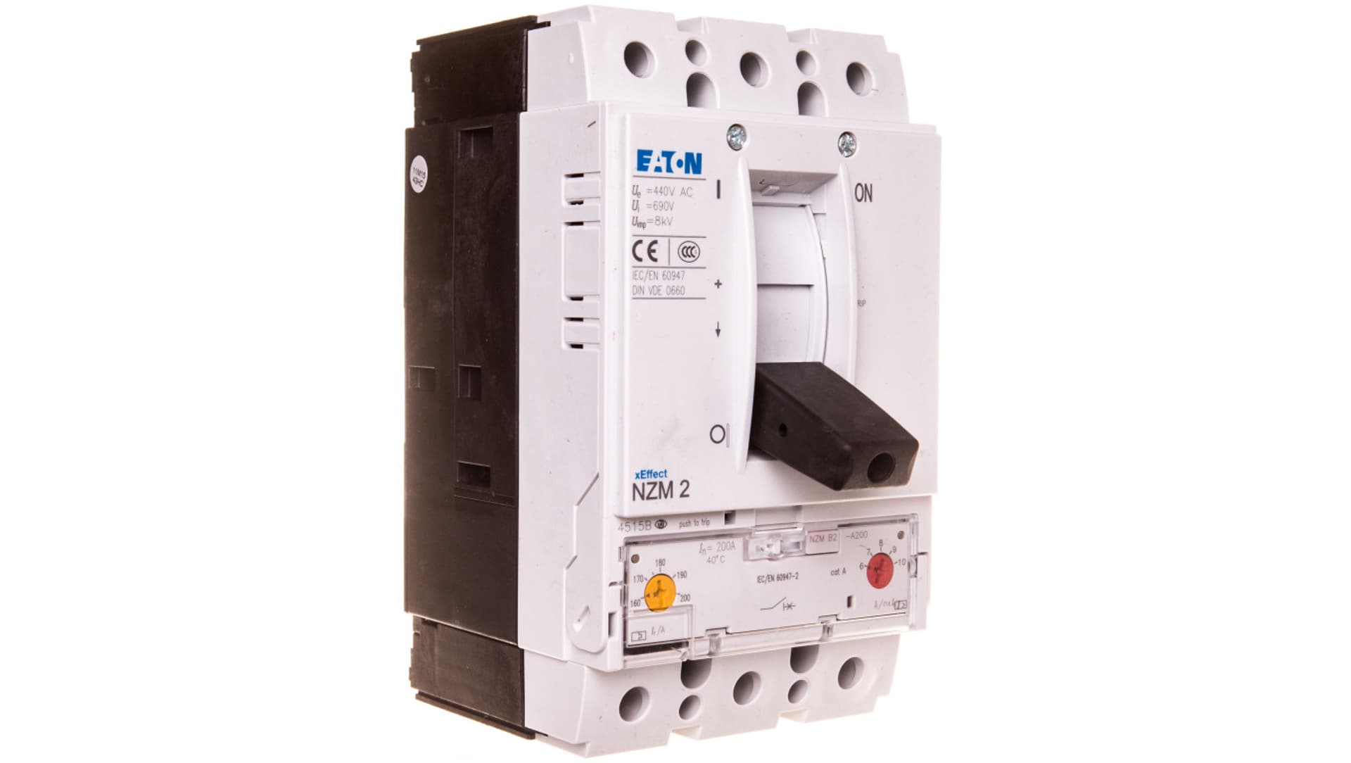

Wyłącznik mocy 3P 200A 25kA NZMB2-A200 259089