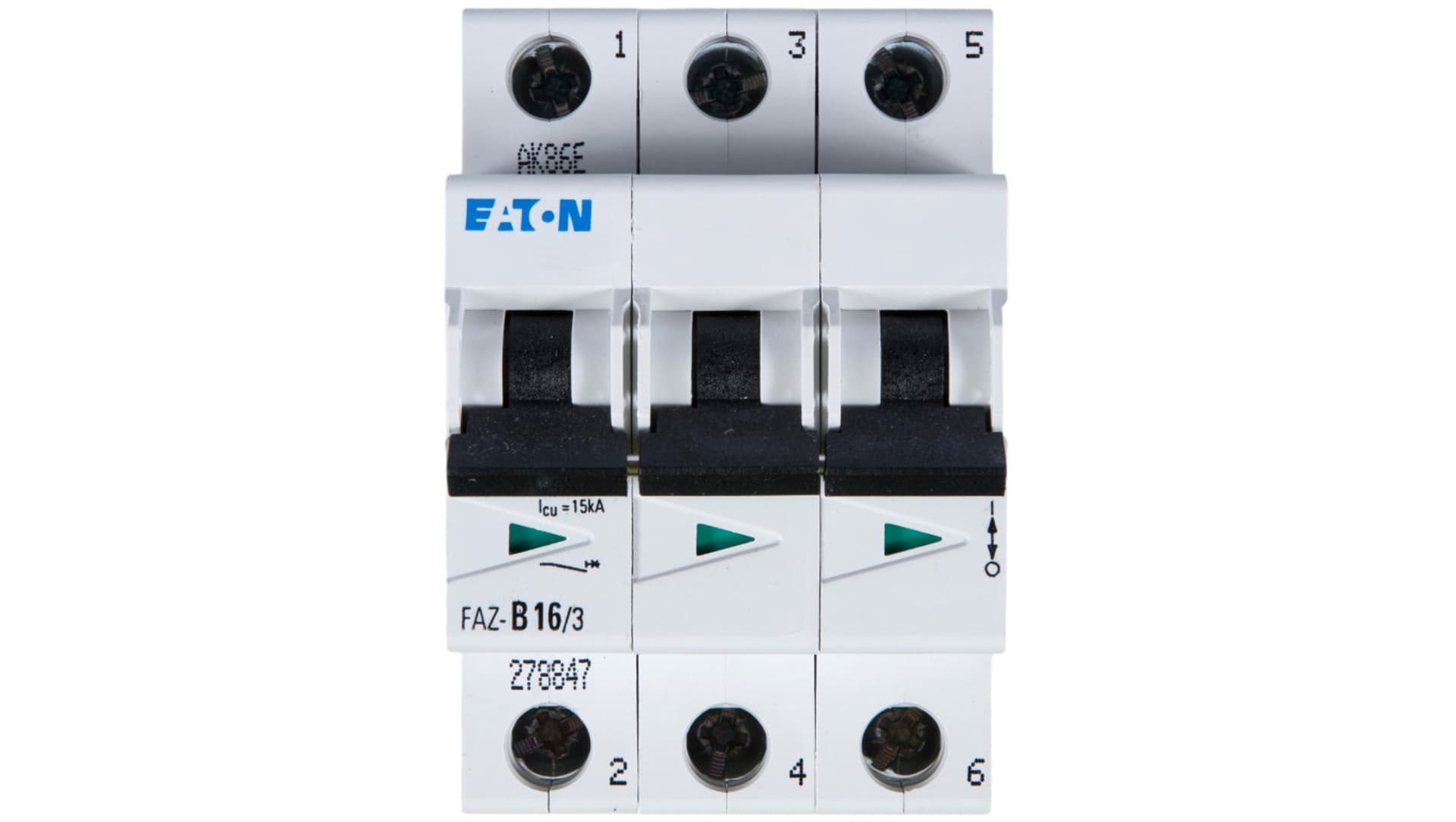 

Wyłącznik nadprądowy 3P B 16A 15kA AC FAZ B16/3 278847