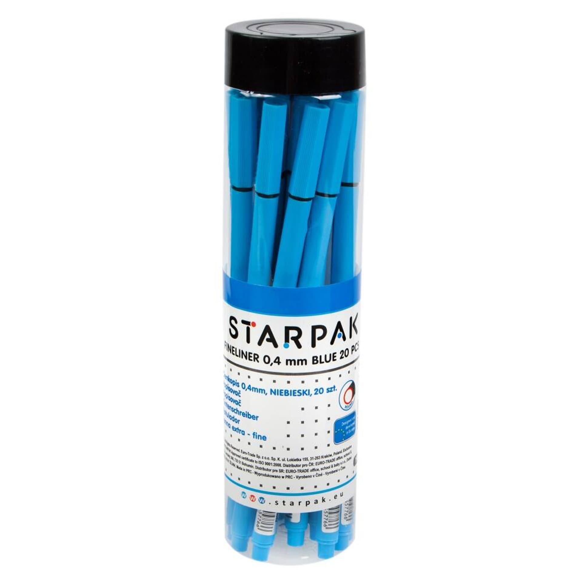

Cienkopis okrągły 0.4 niebieski 1szt STARPAK 433042