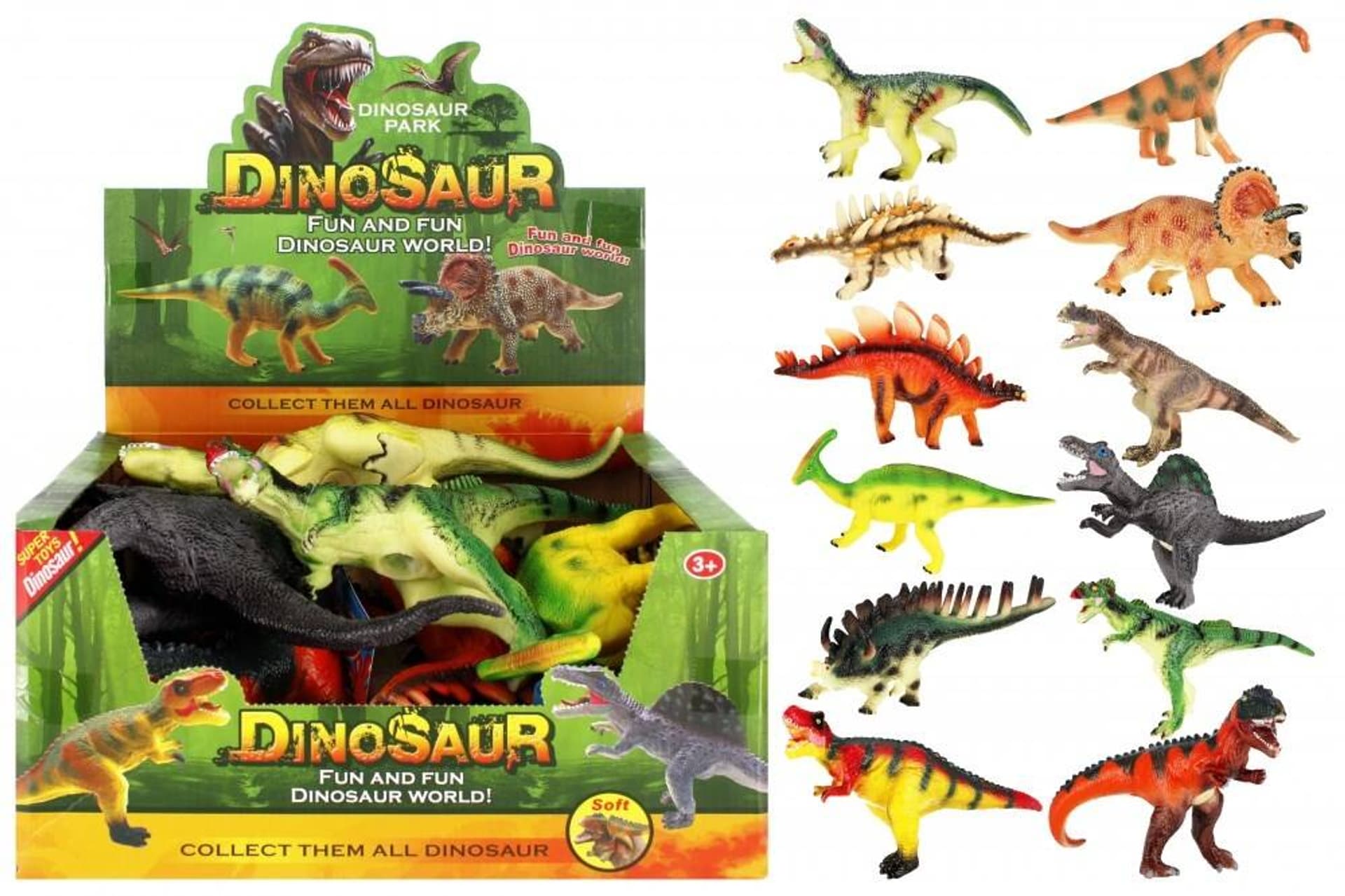 

DINOZAUR GUMOWY 31 CM MEGA DO ZABAWY DLA DZIECI
