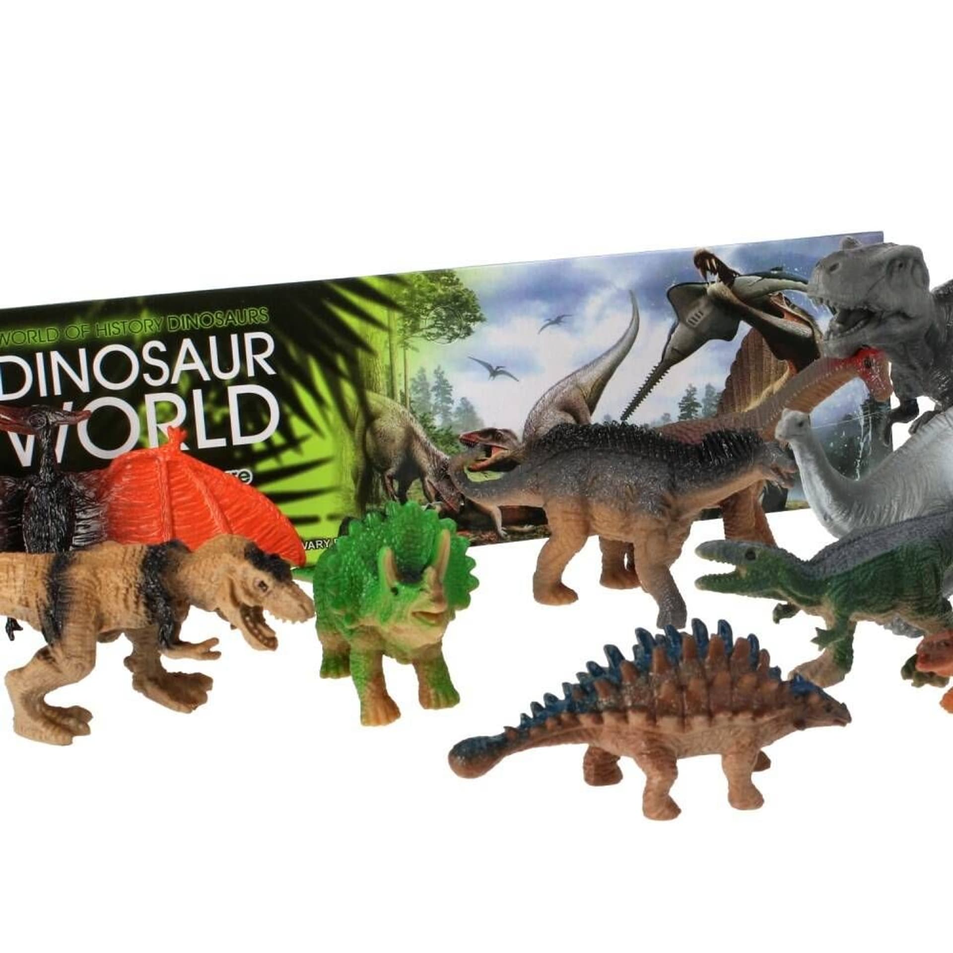 

DINOZAURY FIGURKI 8 SZTUK ZESTAW DO ZABAWY KOLOROW