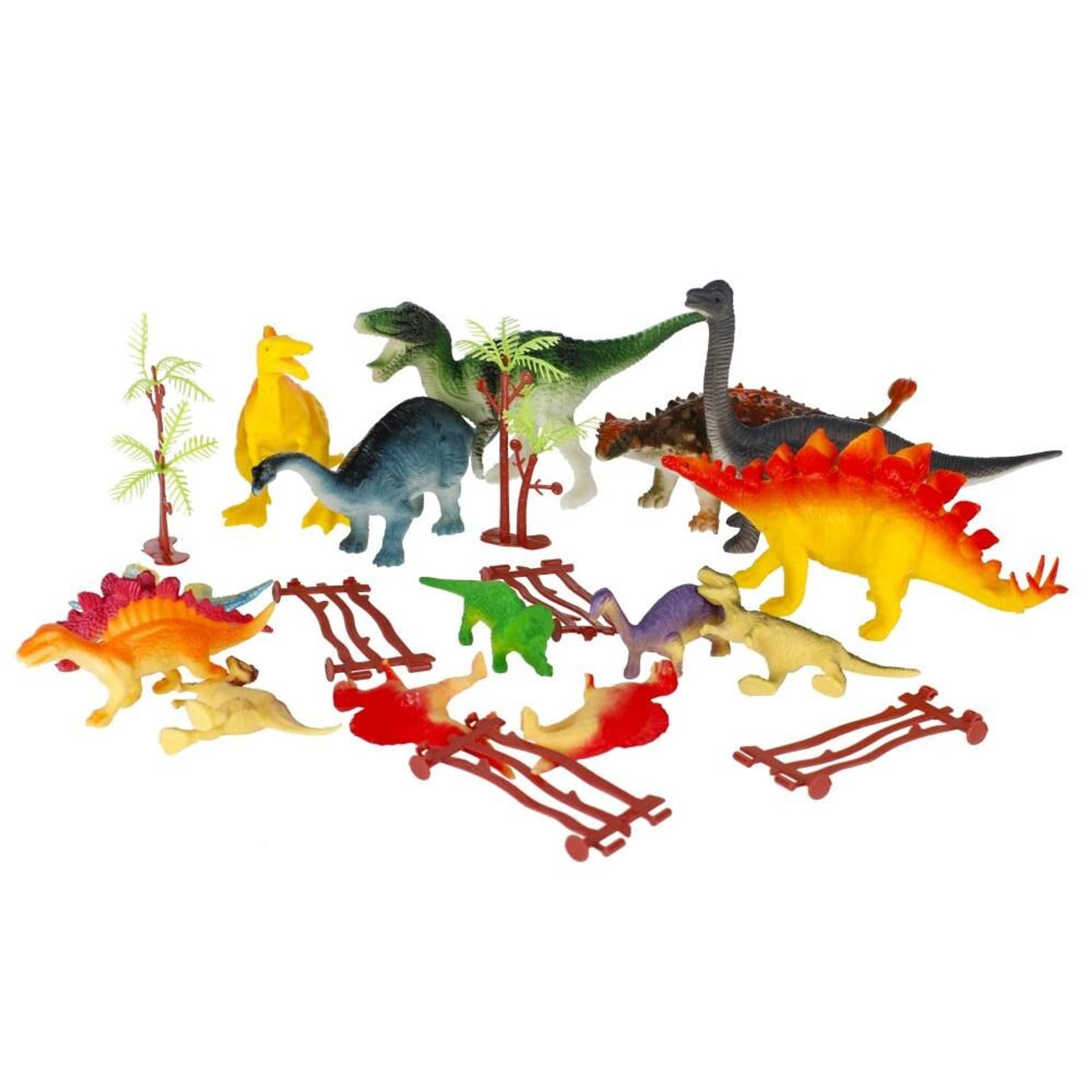

Dinozaury z akcesoriami 20 elementów MEGA CREATIVE 498699