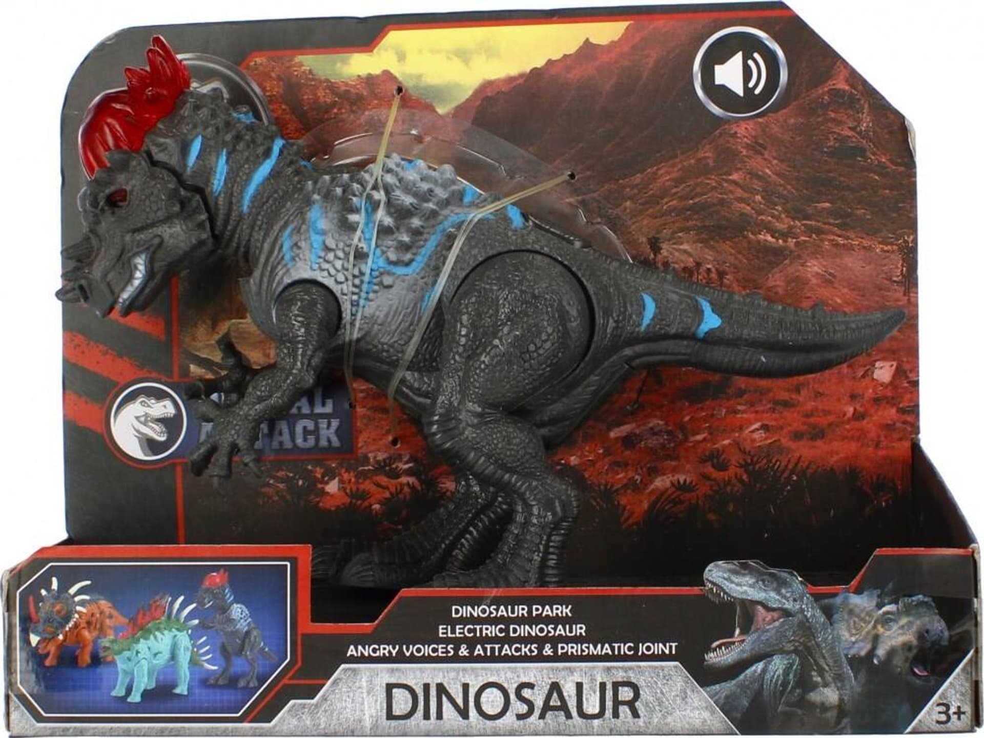 

DINOZAUR FUNKCYJNY EFEKTY DŹWIĘKOWE I ŚWIETLNE