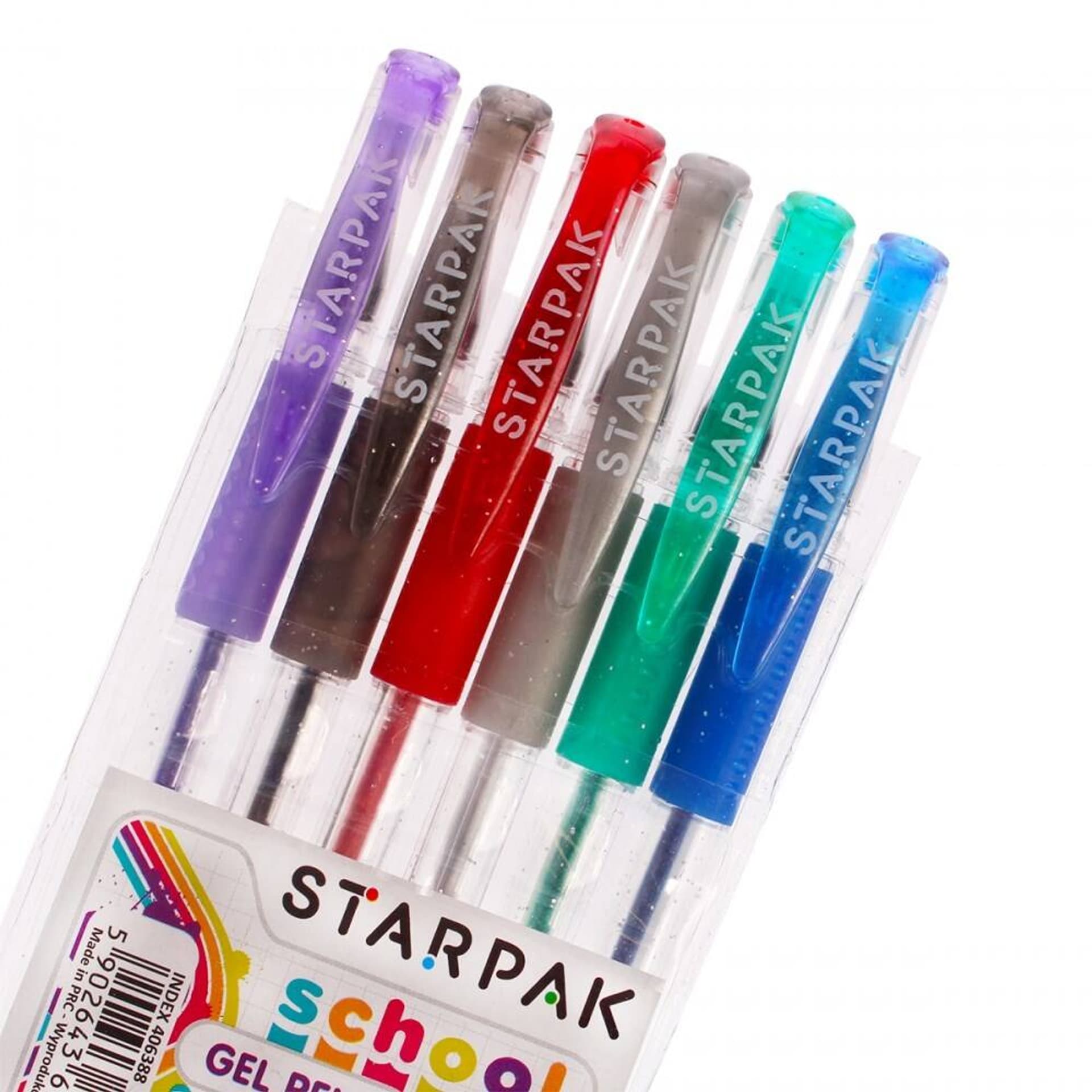 

Długopis gelowy brokatowe 6 kolorów STARPAK 406388