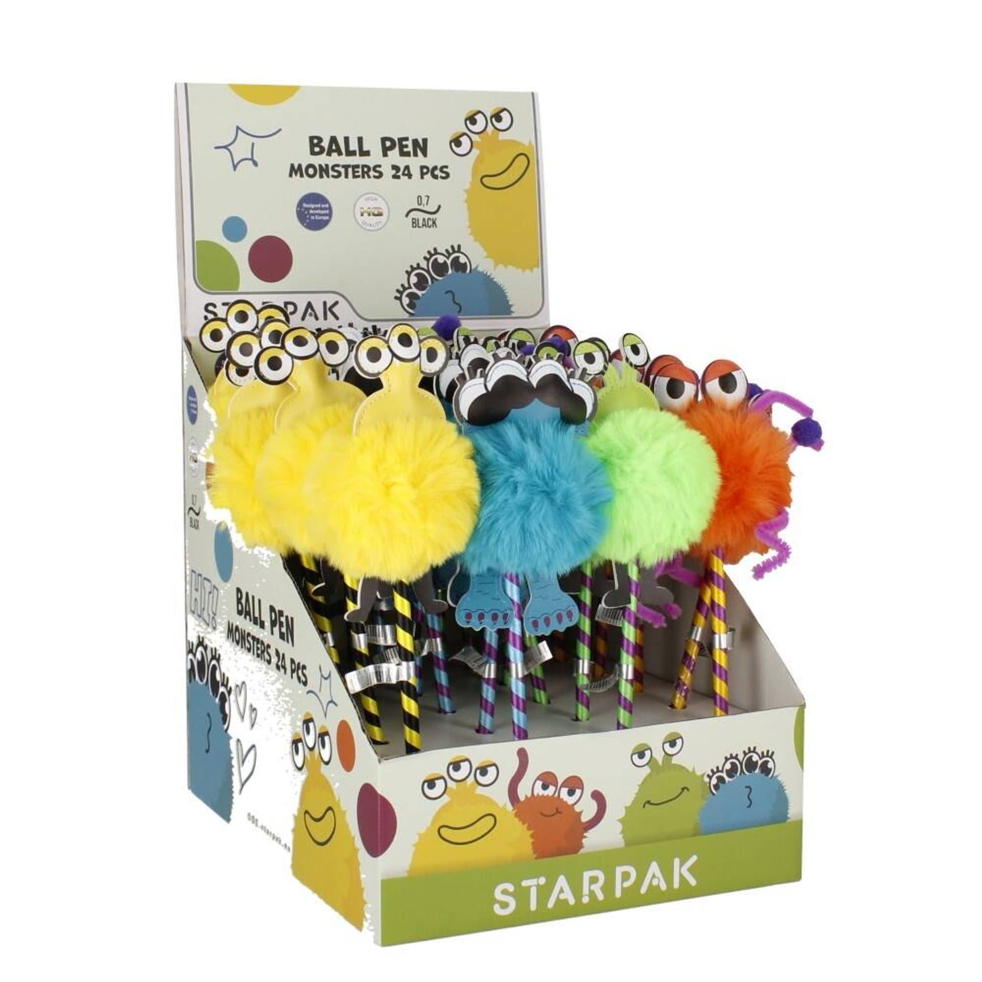 

Długopis zamykany Monster display A 24 STARPAK 513430