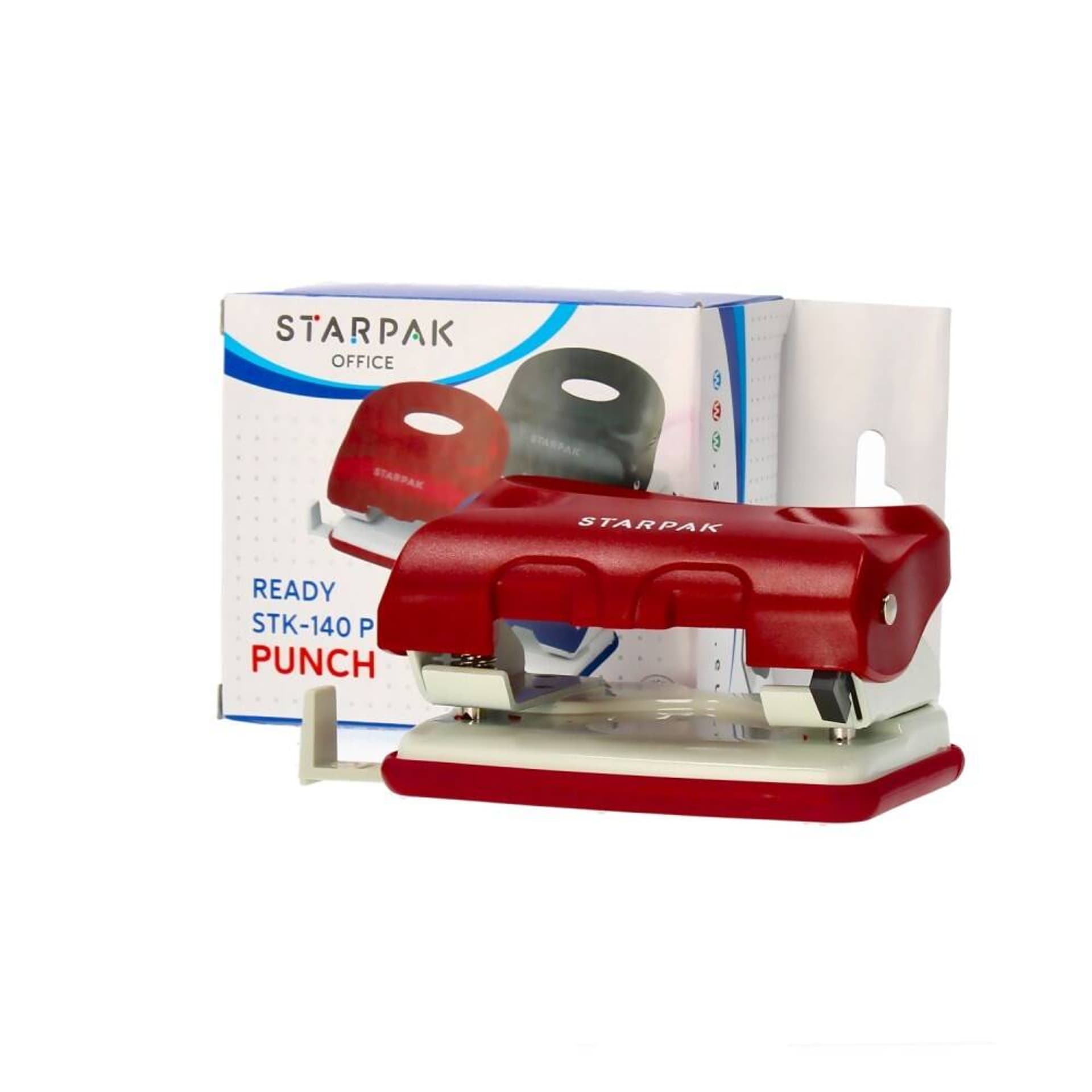 

Dziurkacz plastikowy bordowy STARPAK 450876