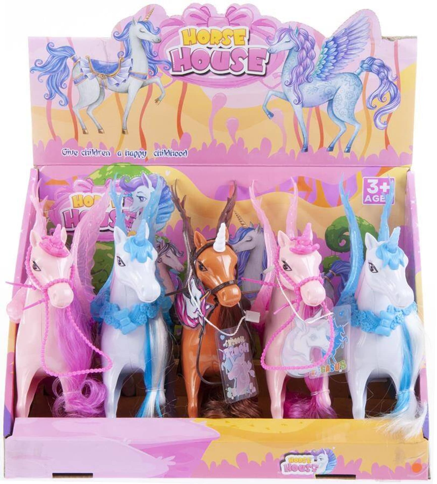 

KONIK 20 CM PEGAZ Z MIĘKKĄ GRZYWĄ KOŃ DO ZABAWY