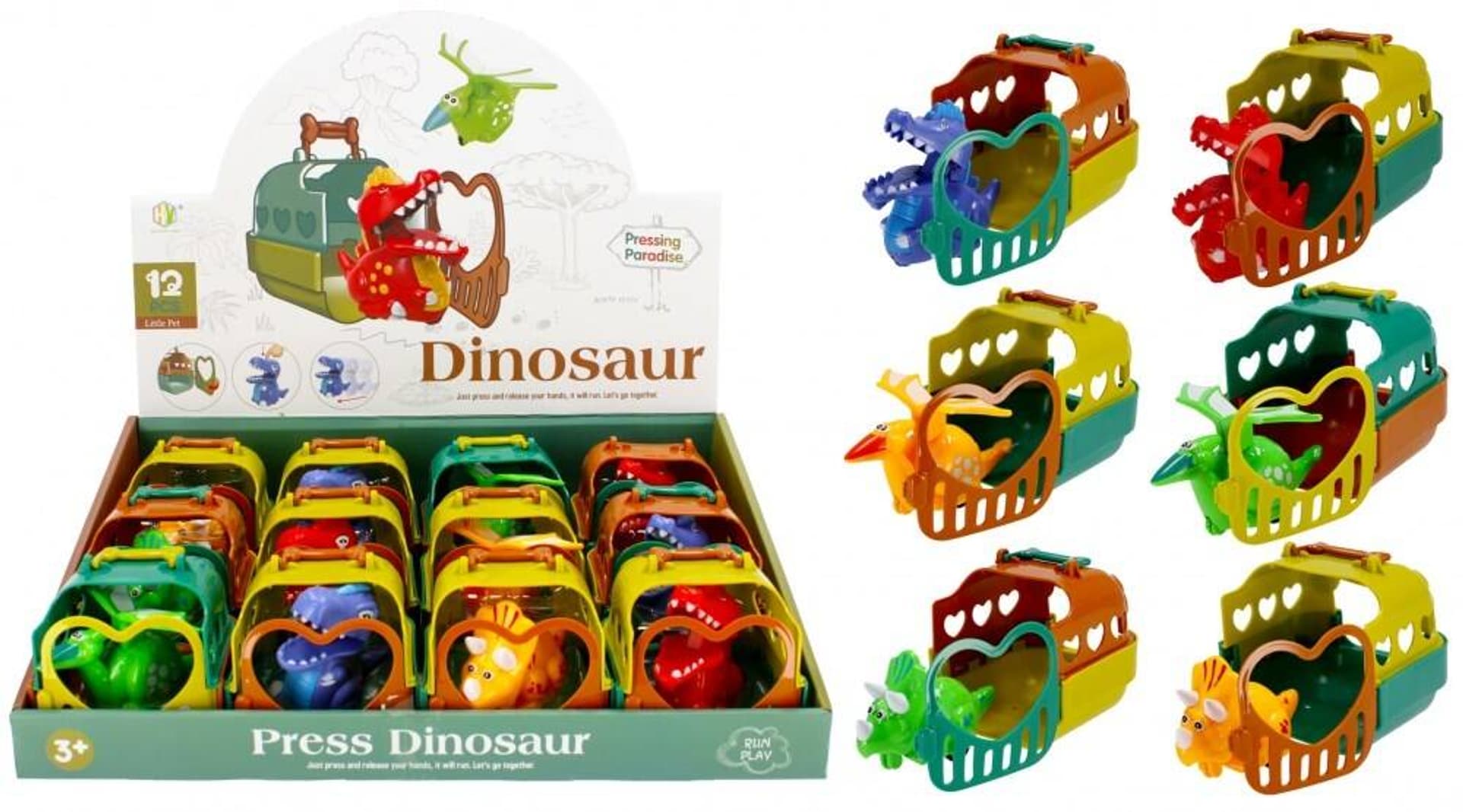 

TRANSPORTER DLA ZWIERZĄT Z DINOZAUREM UROCZY DINO