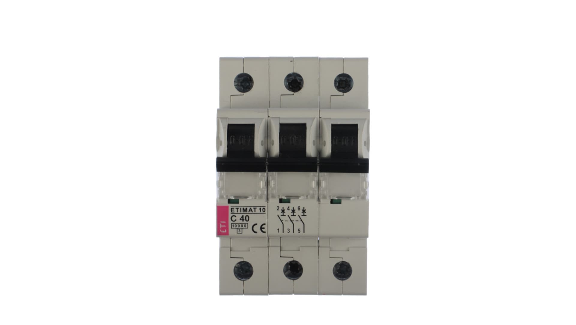 

Wyłącznik nadprądowy 3P C 40A 10kA AC ETIMAT10 002135720