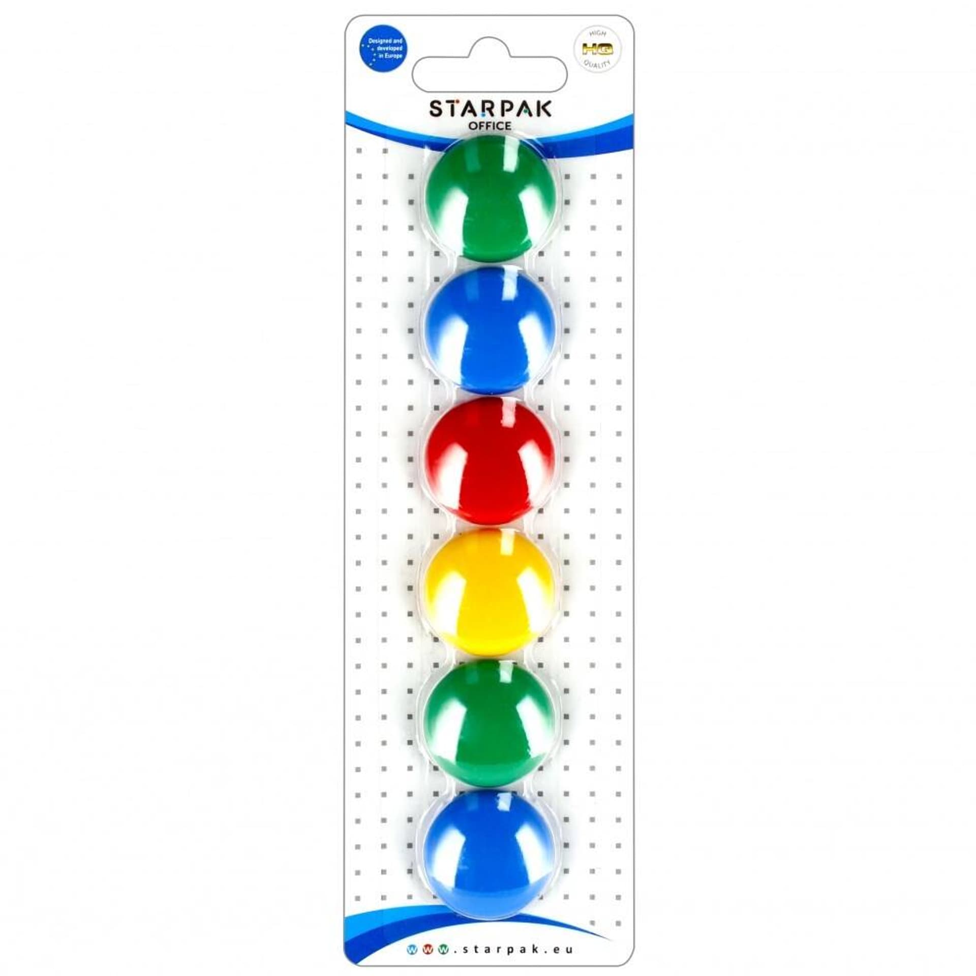 

Magnes kolorowy mix kolor 29mm 6 sztuk STARPAK 262702