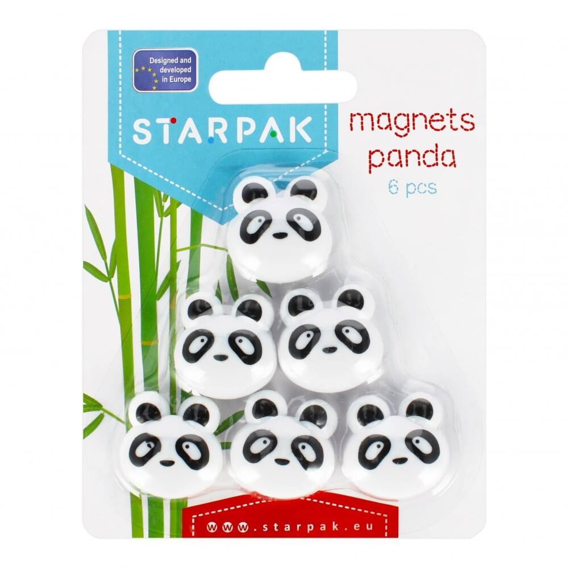 

Magnesy kształtne Panda 6szt STARPAK 398962