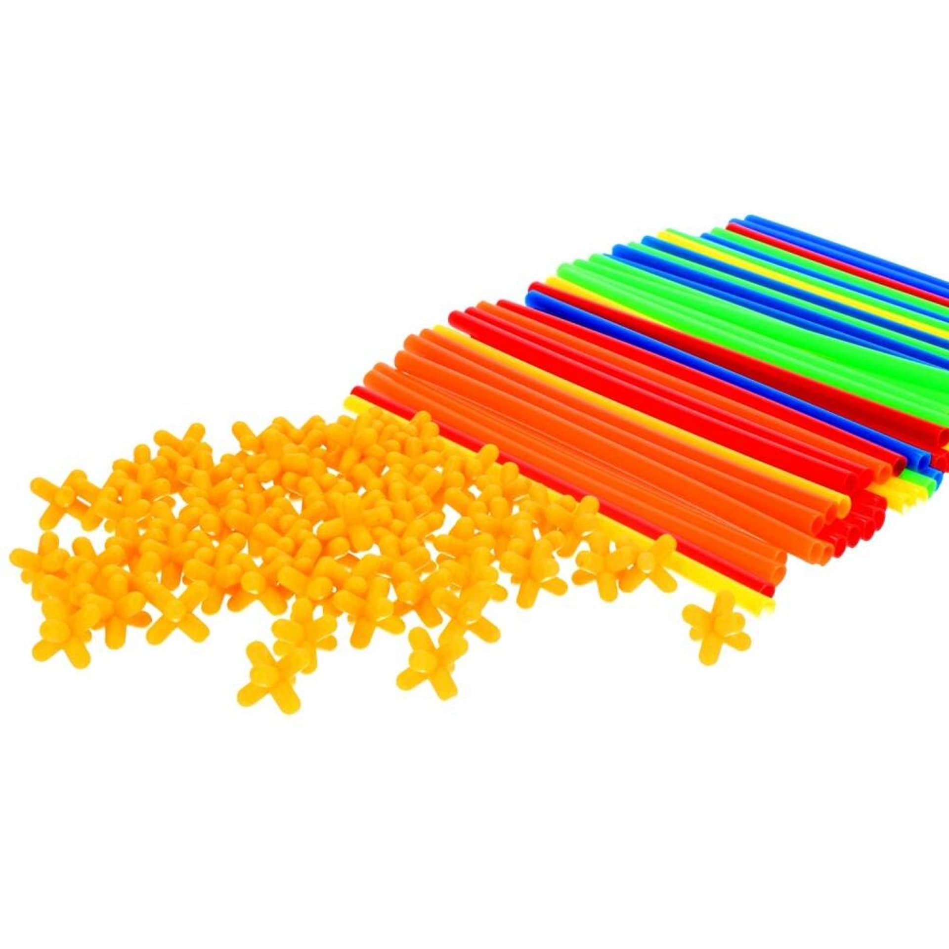 

KLOCKI KONSTRUKCYJNE SŁOMKI 108 KOLOROWYCH ELEMENT