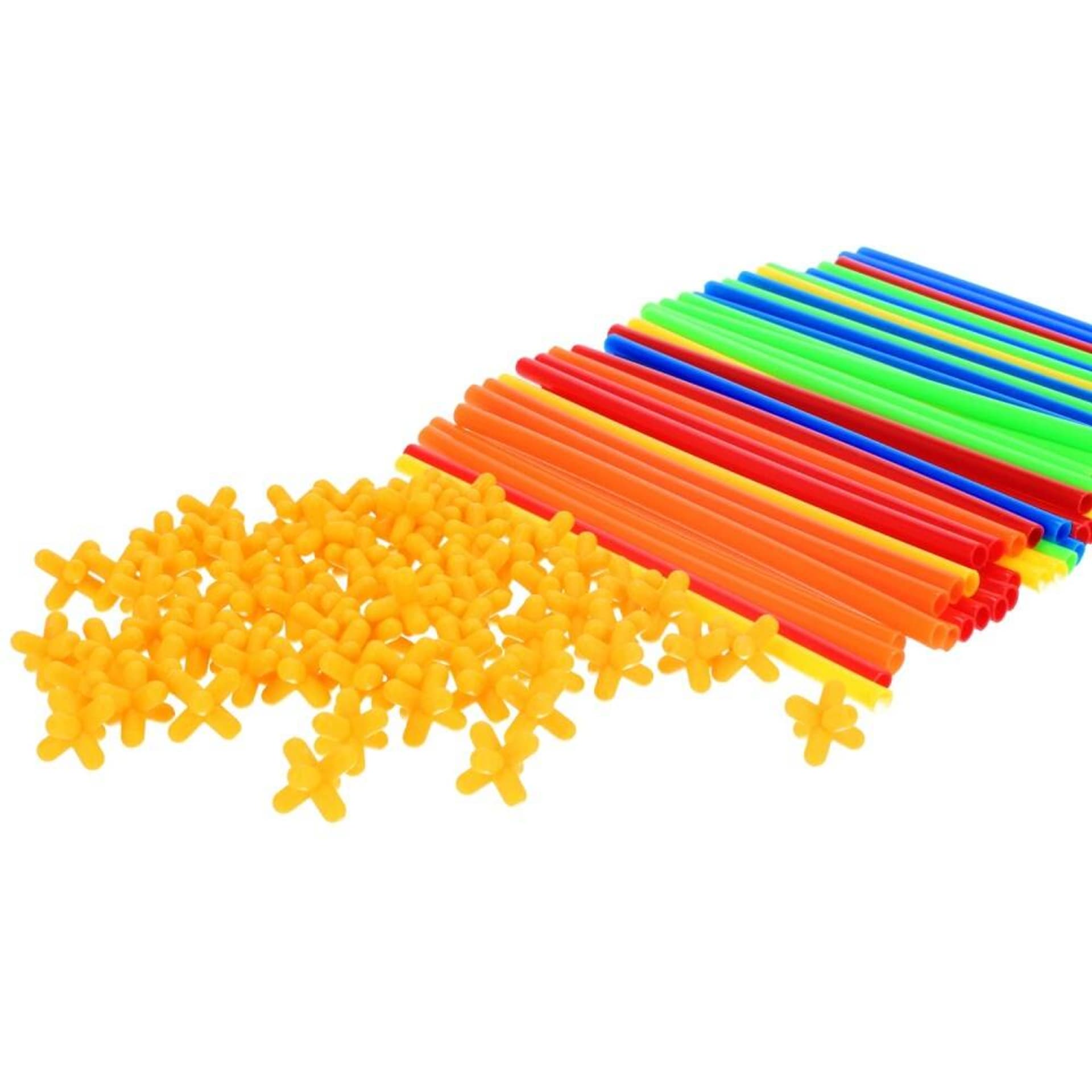 

KLOCKI KONSTRUKCYJNE SŁOMKI 298 KOLOROWYCH ELEMENT