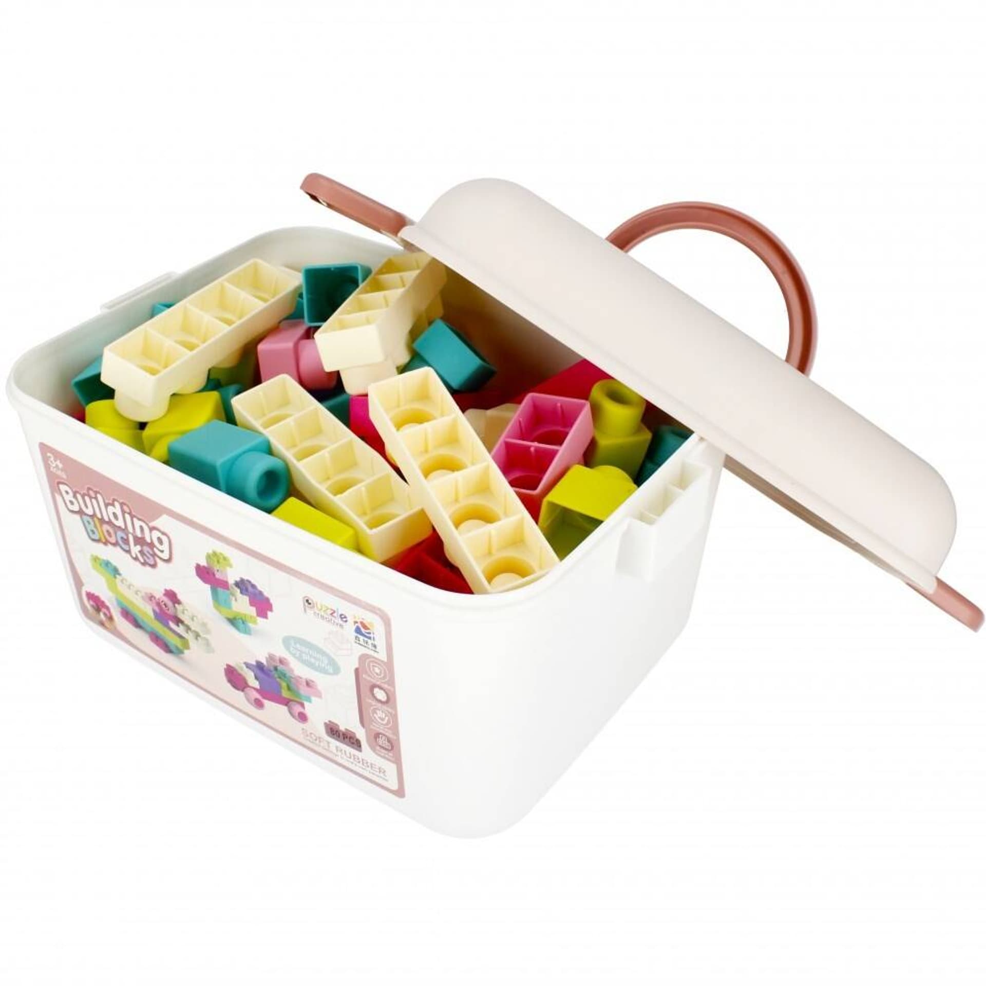 

Klocki Konstrukcyjne Junior Soft 80 elementów MEGA CREATIVE 502458